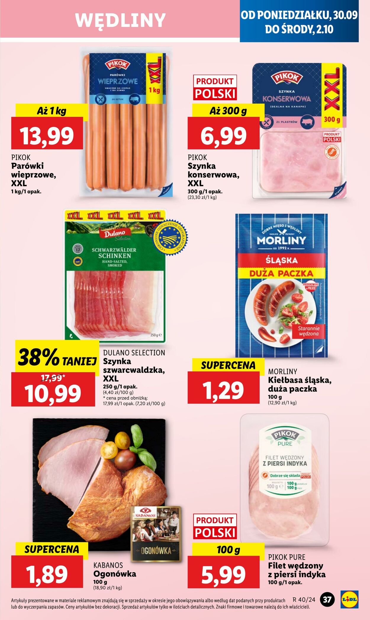 Gazetka Lidl 30.09.2024 - 02.10.2024