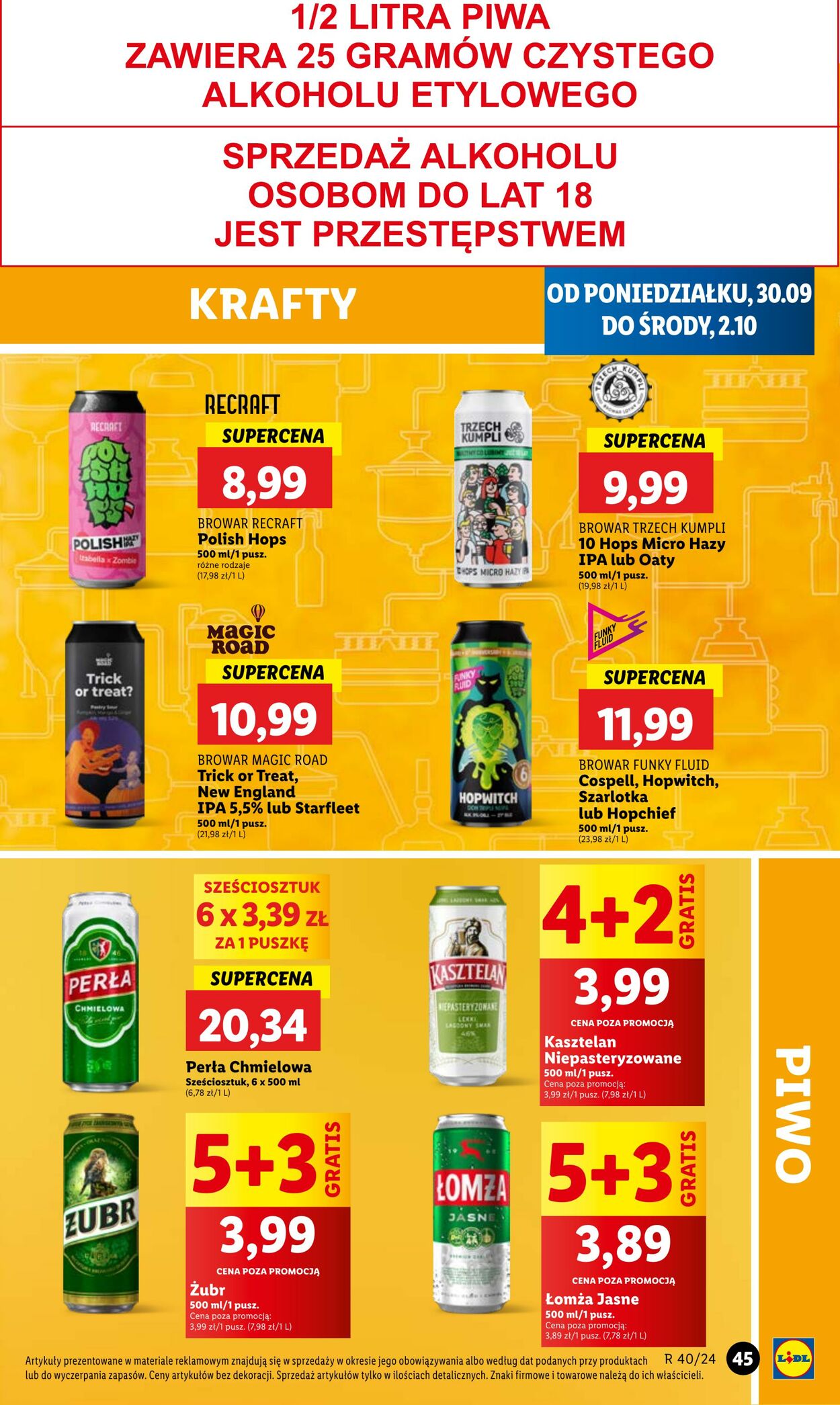 Gazetka Lidl 30.09.2024 - 02.10.2024