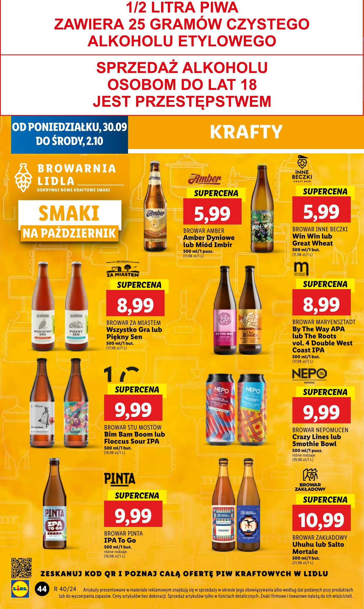 Gazetka Lidl 30.09.2024 - 02.10.2024