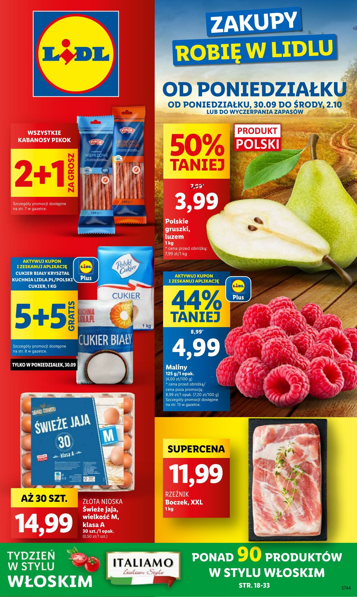 Gazetka Lidl - OFERTA WAŻNA OD 30.09 DO 2.10 30 wrz, 2024 - 2 paź, 2024