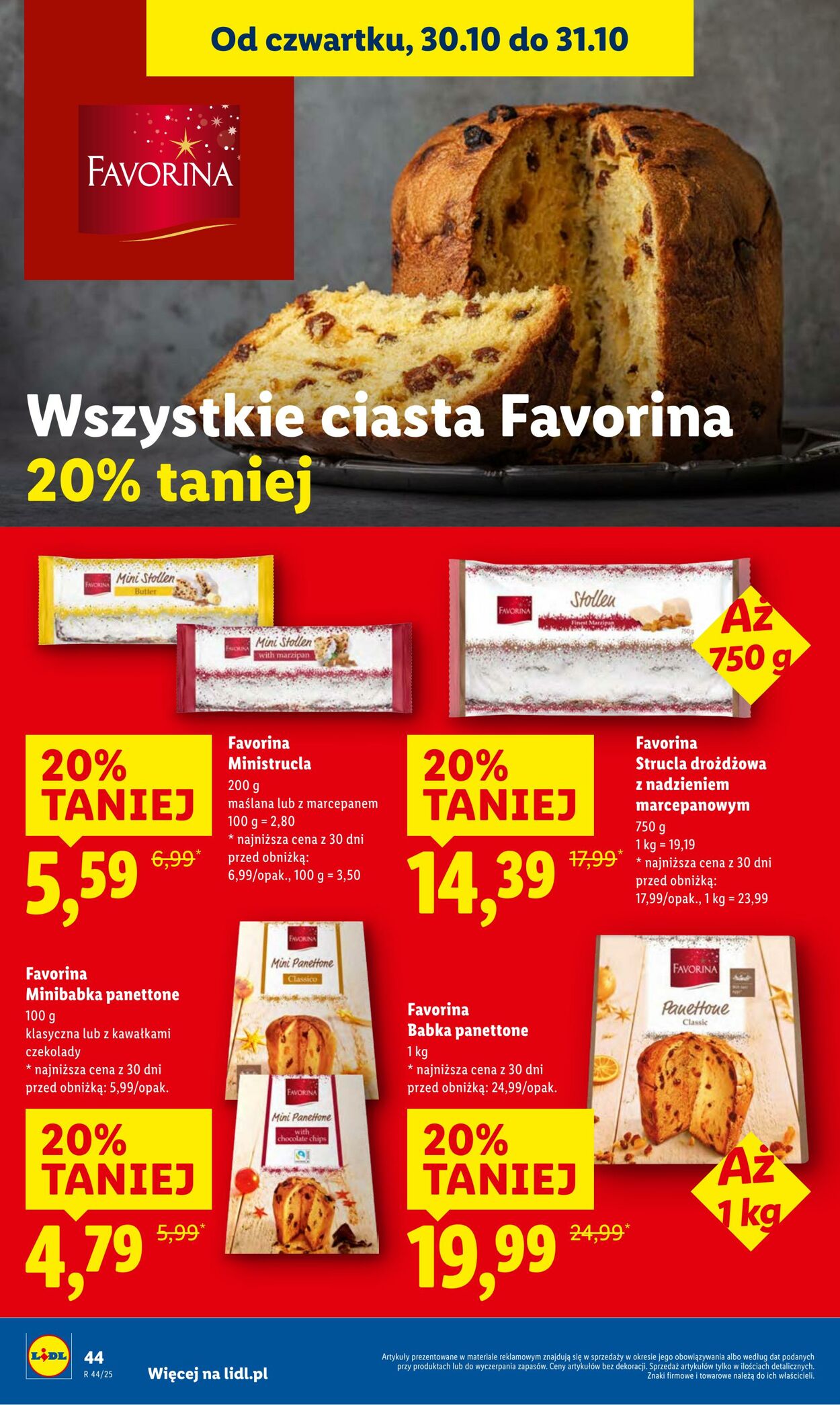 Gazetka Lidl 30.10.2025 - 31.10.2025