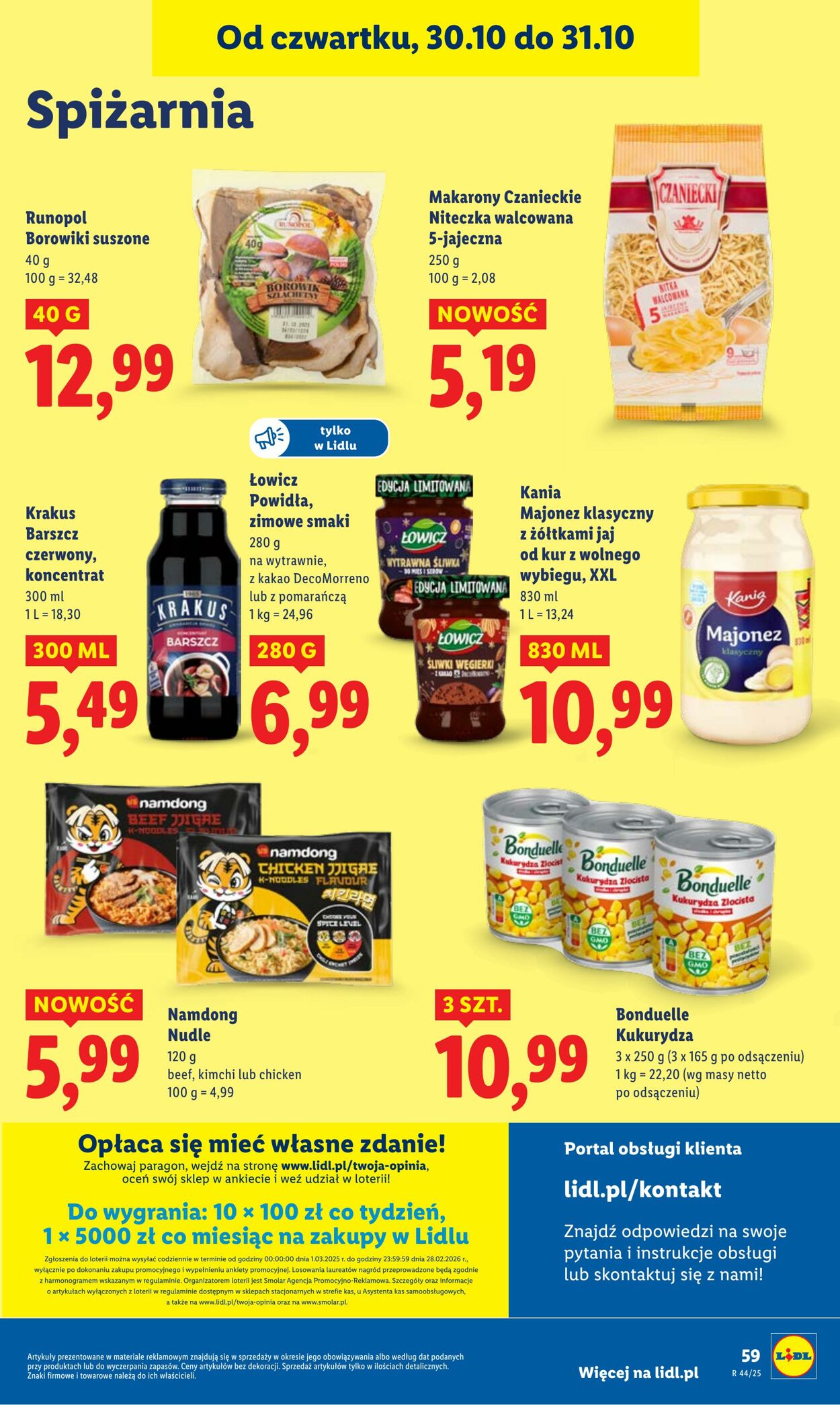 Gazetka Lidl 30.10.2025 - 31.10.2025