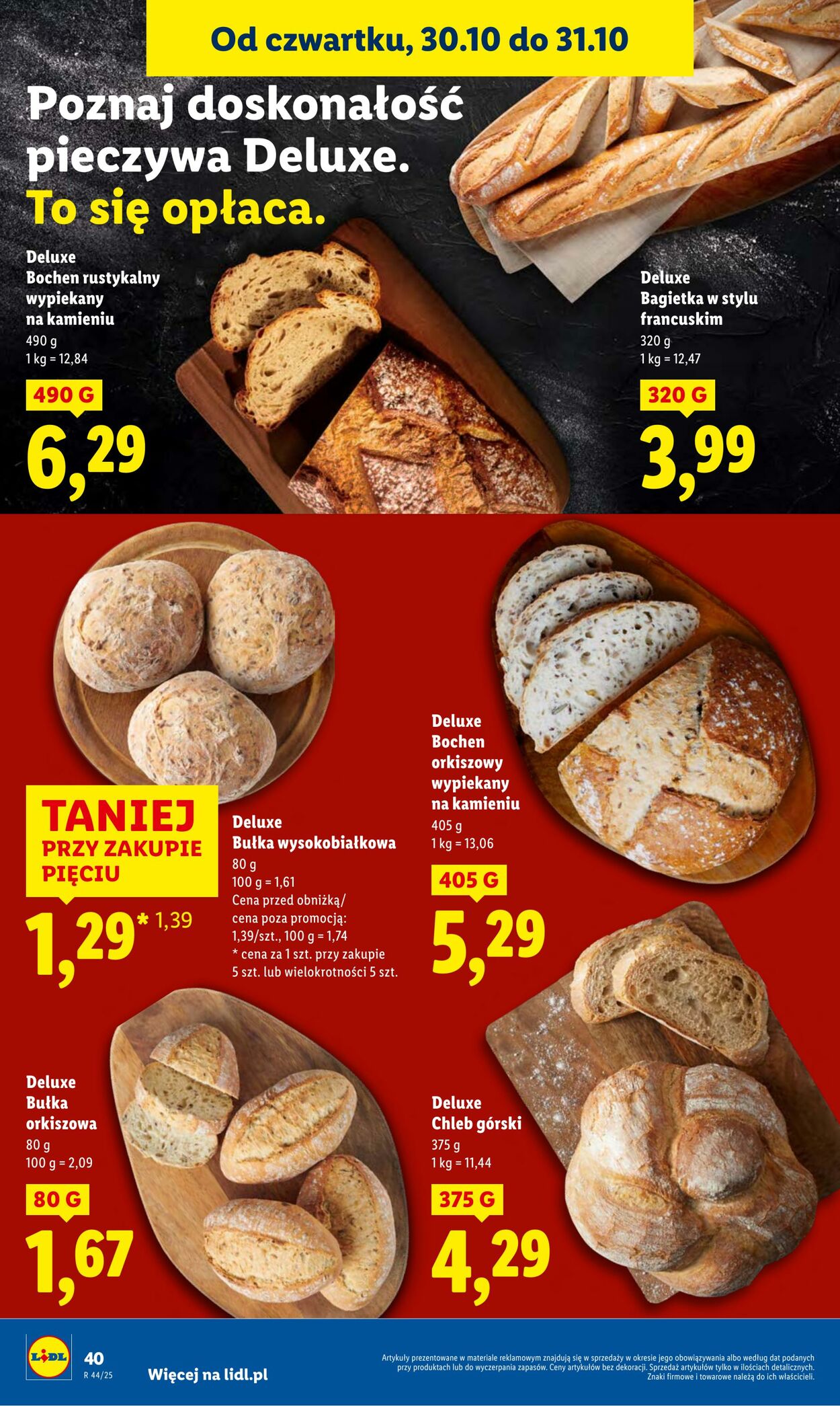 Gazetka Lidl 30.10.2025 - 31.10.2025