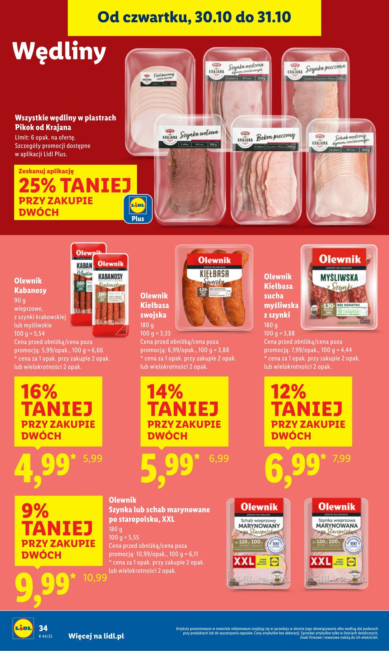 Gazetka Lidl 30.10.2025 - 31.10.2025