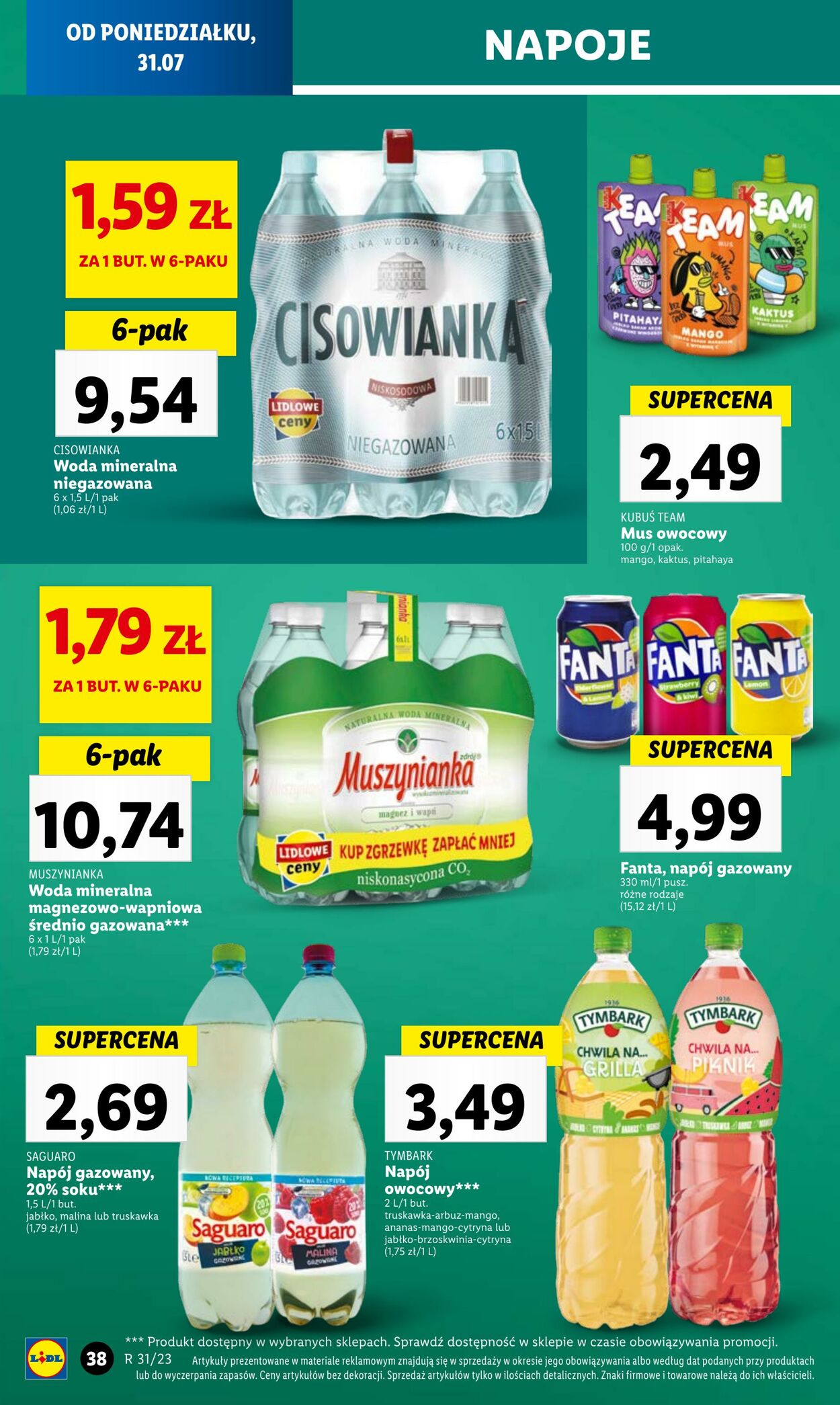 Gazetka Lidl 31.07.2023 - 05.08.2023