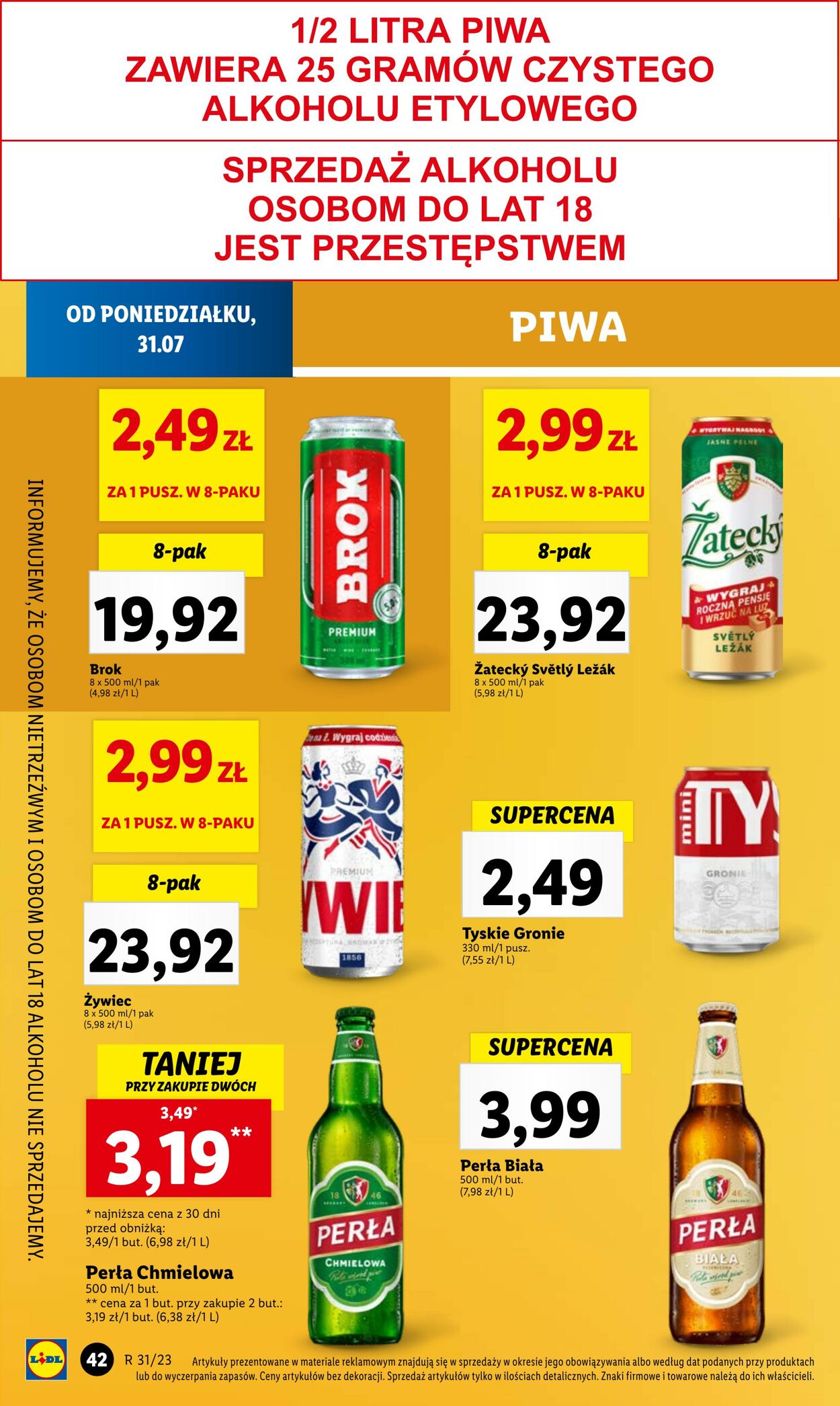 Gazetka Lidl 31.07.2023 - 05.08.2023