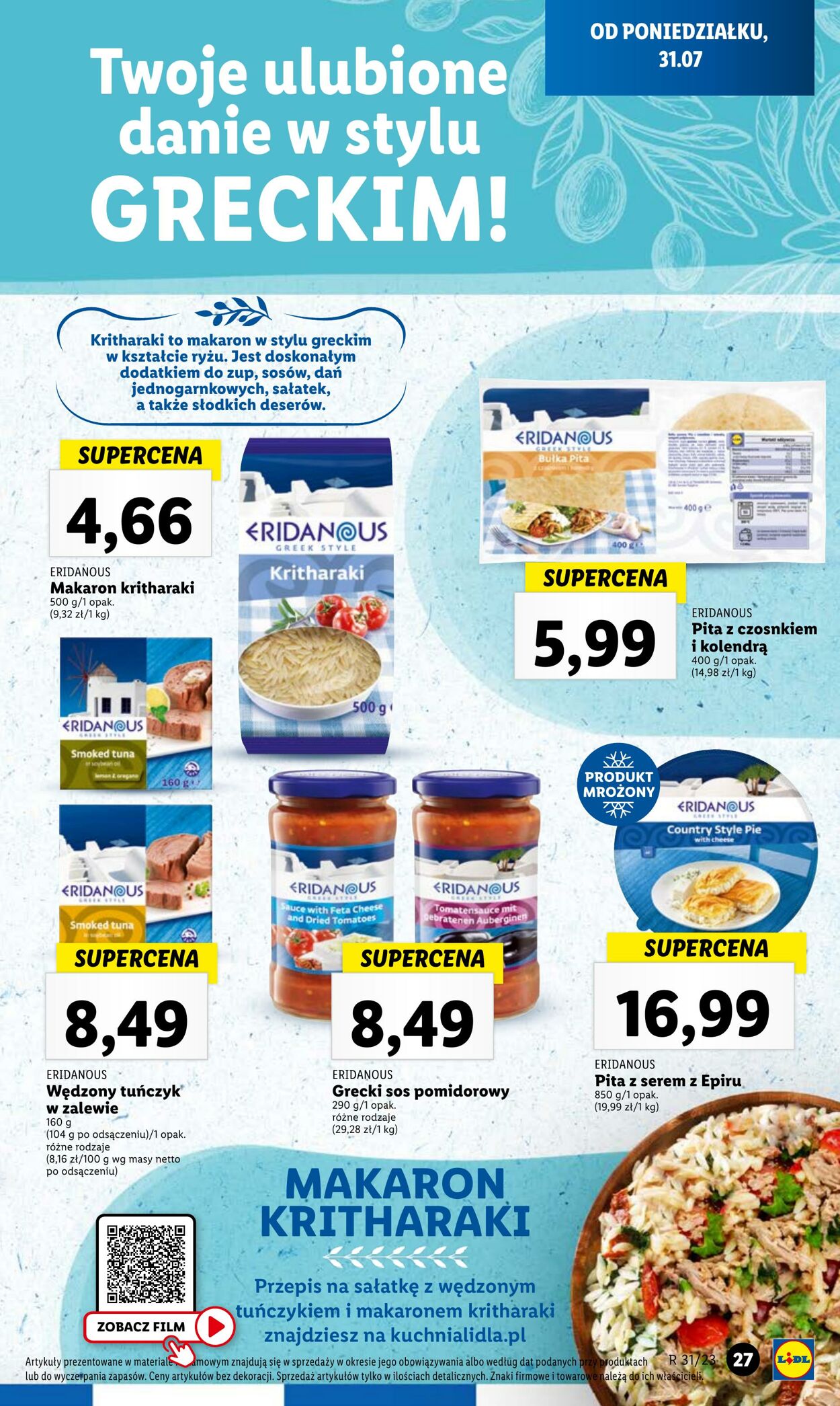 Gazetka Lidl 31.07.2023 - 05.08.2023