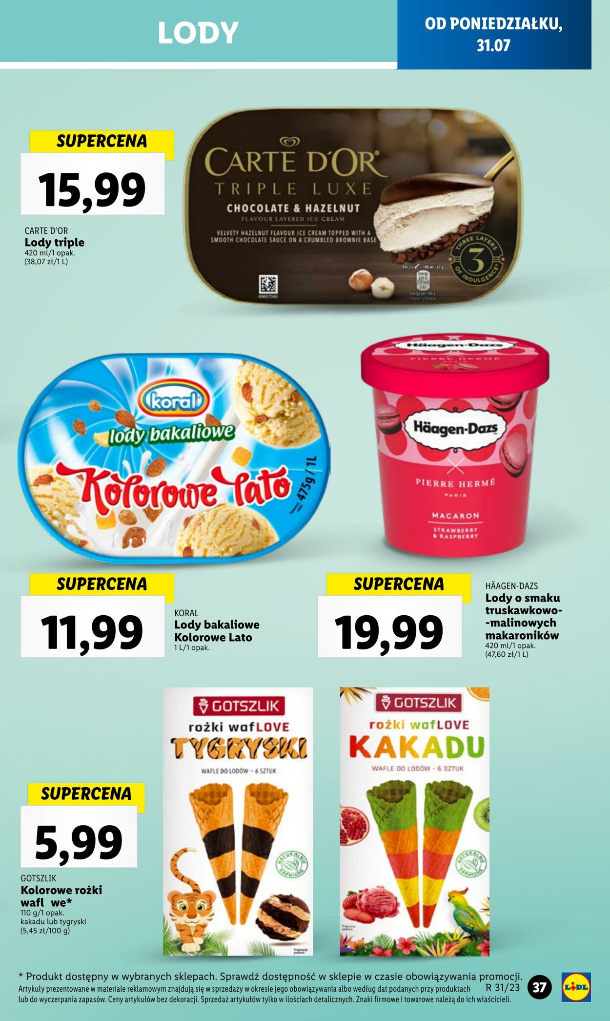 Gazetka Lidl 31.07.2023 - 05.08.2023