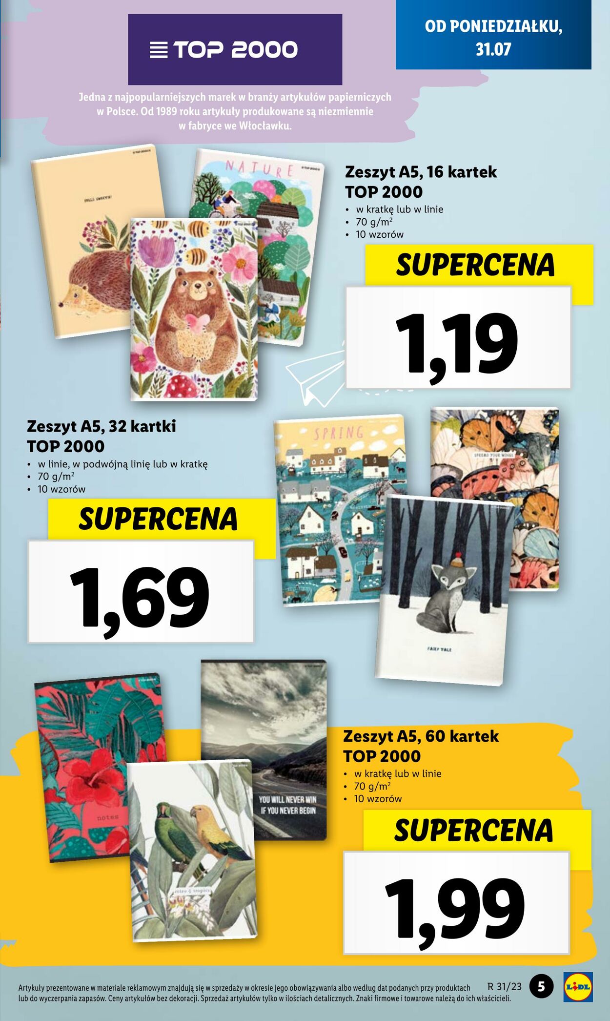 Gazetka Lidl 31.07.2023 - 05.08.2023