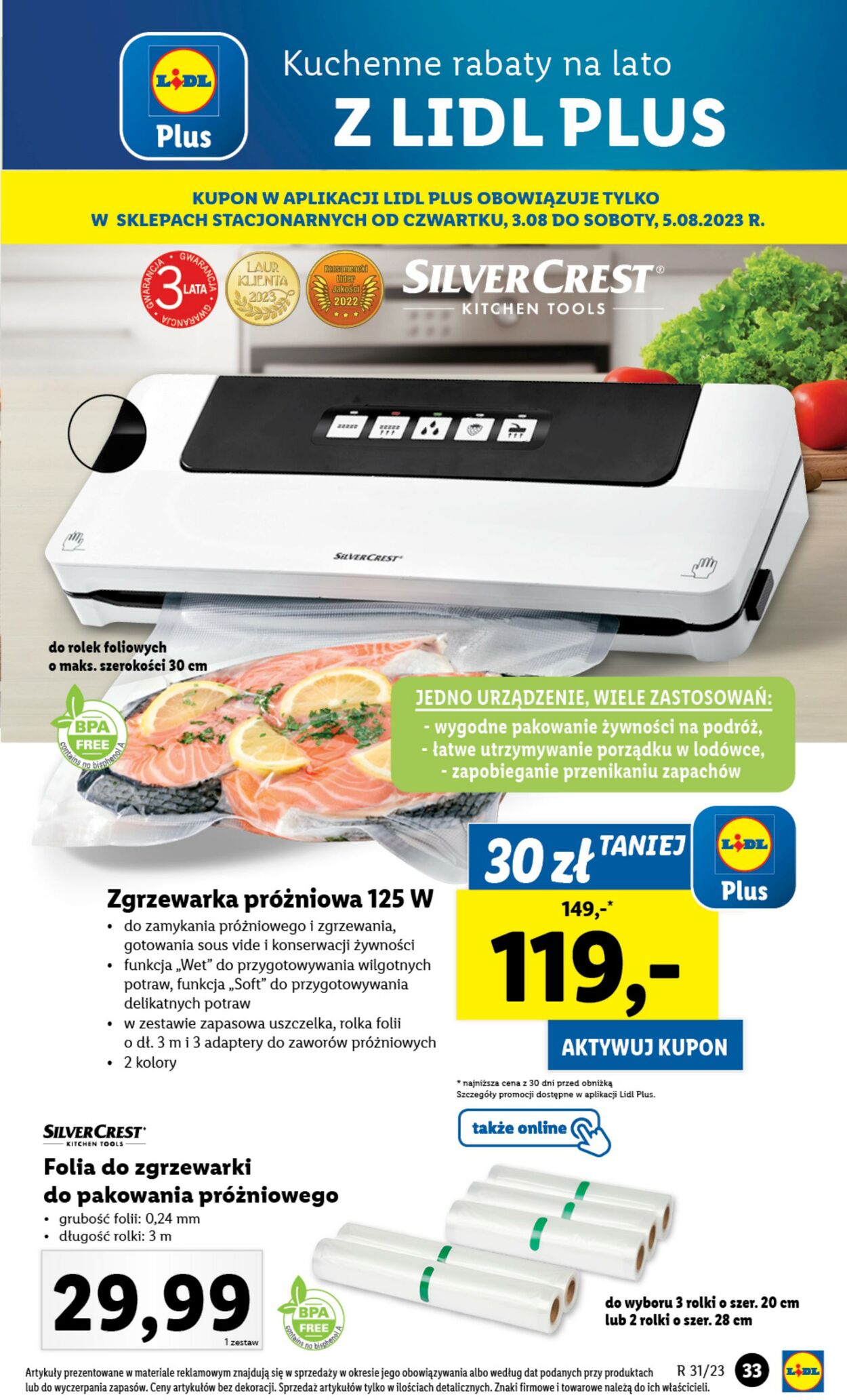 Gazetka Lidl 31.07.2023 - 05.08.2023