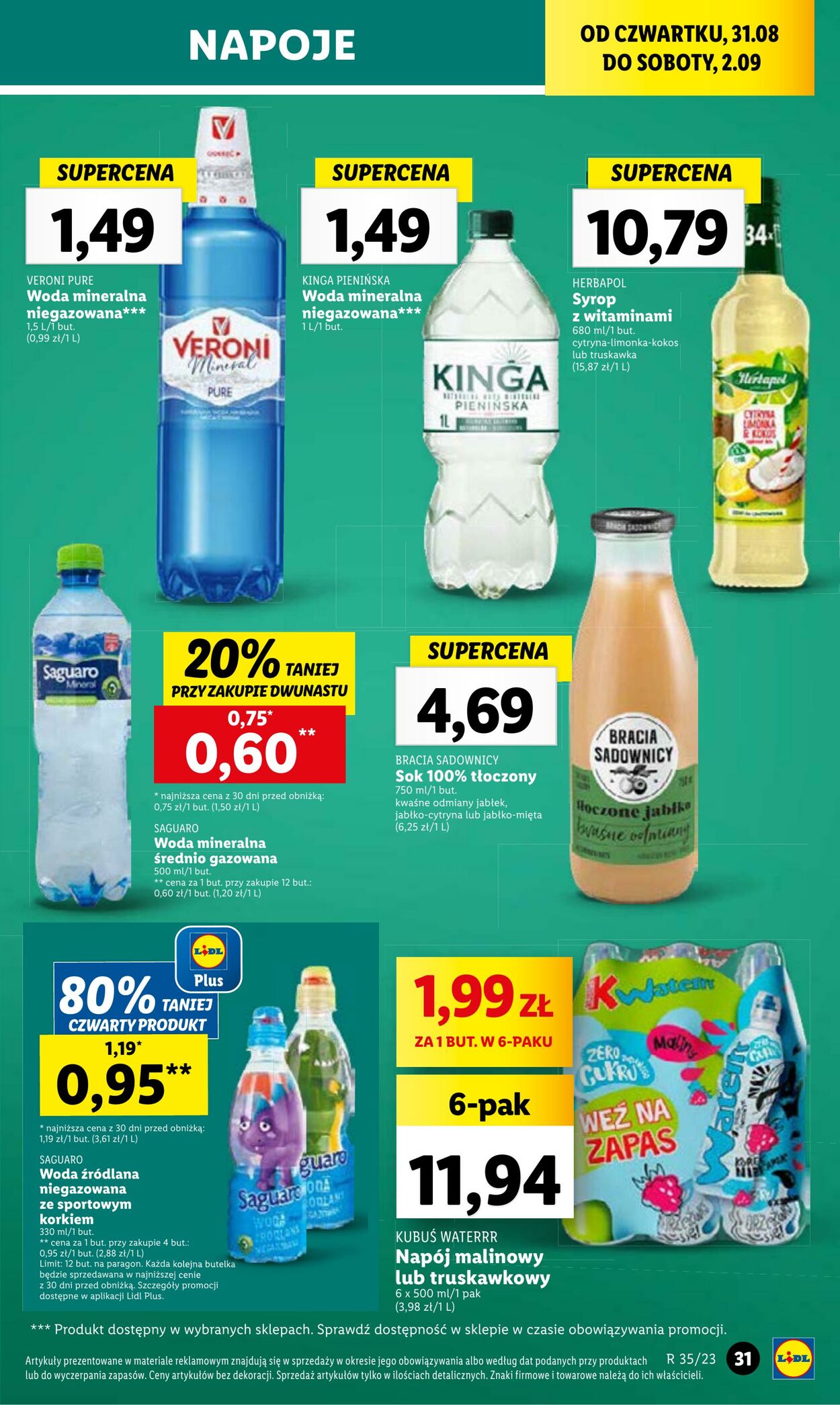 Gazetka Lidl 31.08.2023 - 02.09.2023