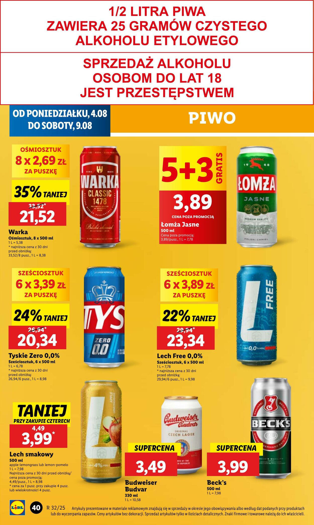 Gazetka Lidl 04.08.2025 - 06.08.2025