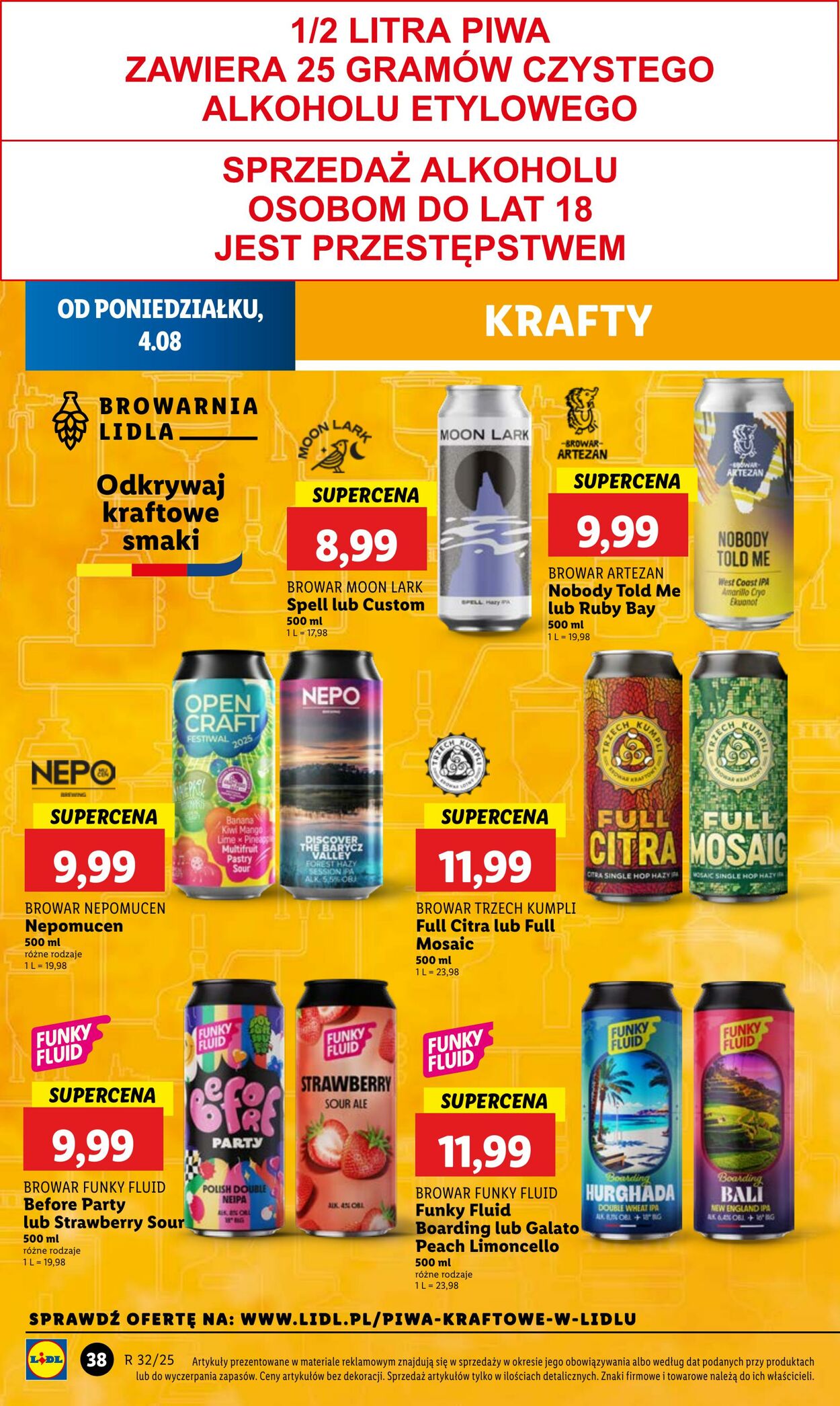 Gazetka Lidl 04.08.2025 - 06.08.2025