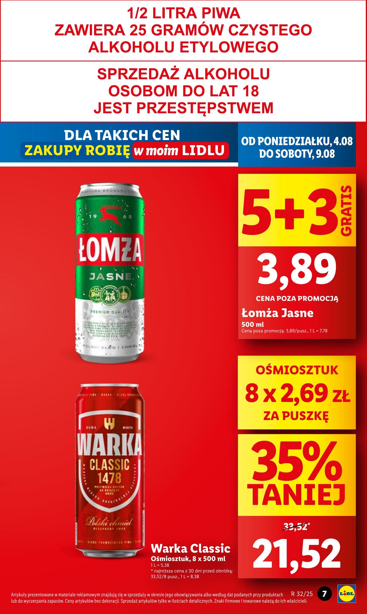 Gazetka Lidl 04.08.2025 - 06.08.2025