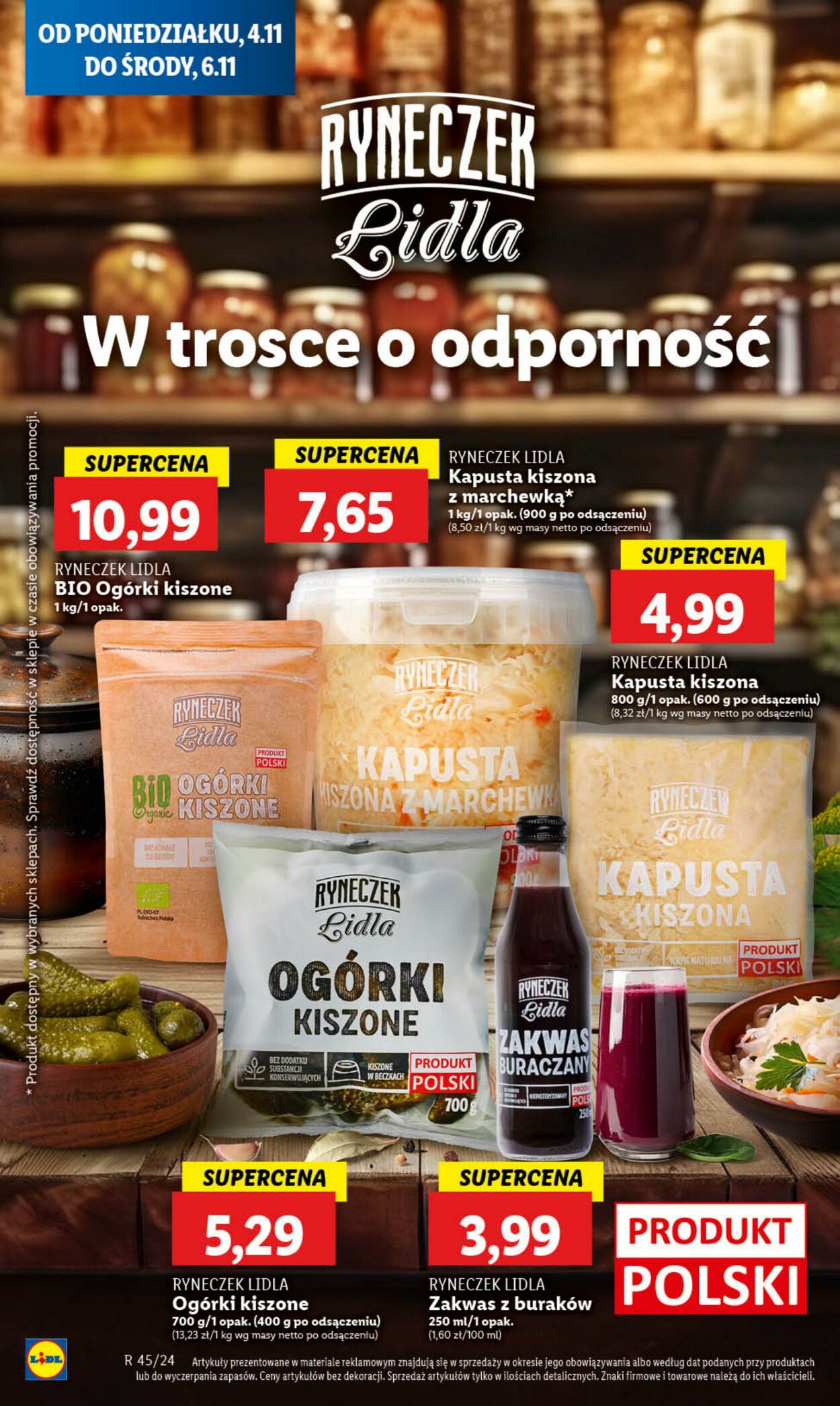 Gazetka Lidl 04.11.2024 - 06.11.2024