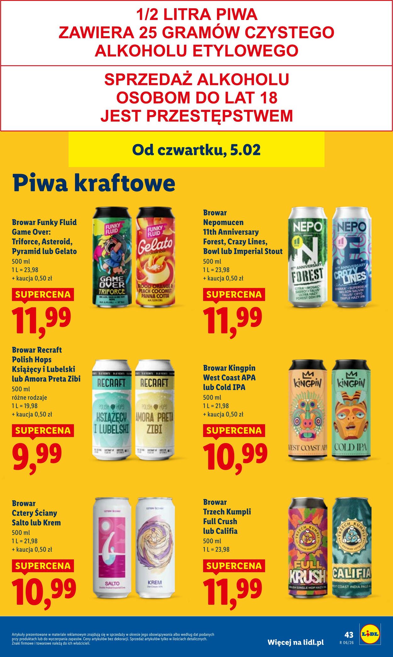 Gazetka Lidl 05.02.2026 - 07.02.2026