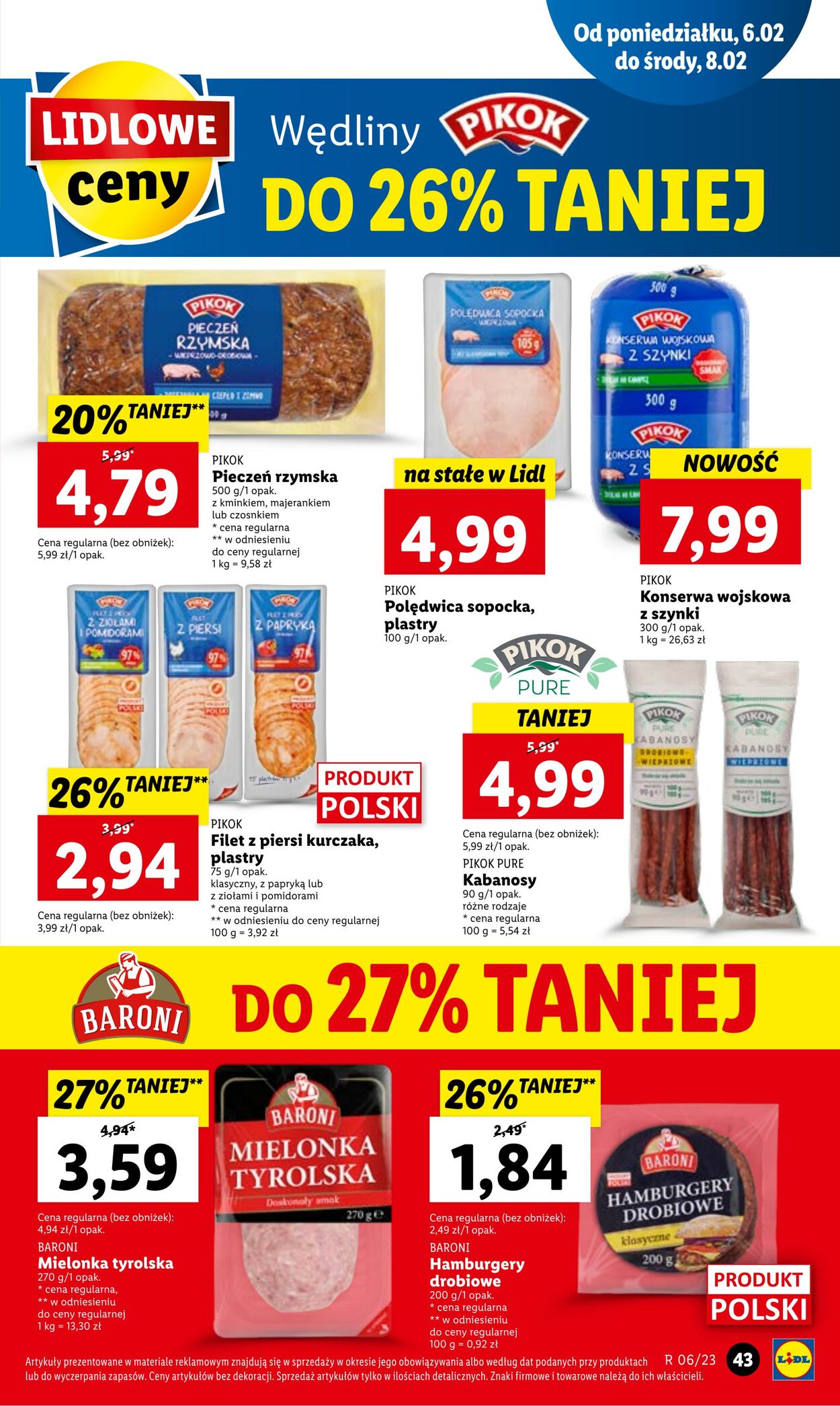 Gazetka Lidl 06.02.2023 - 08.02.2023