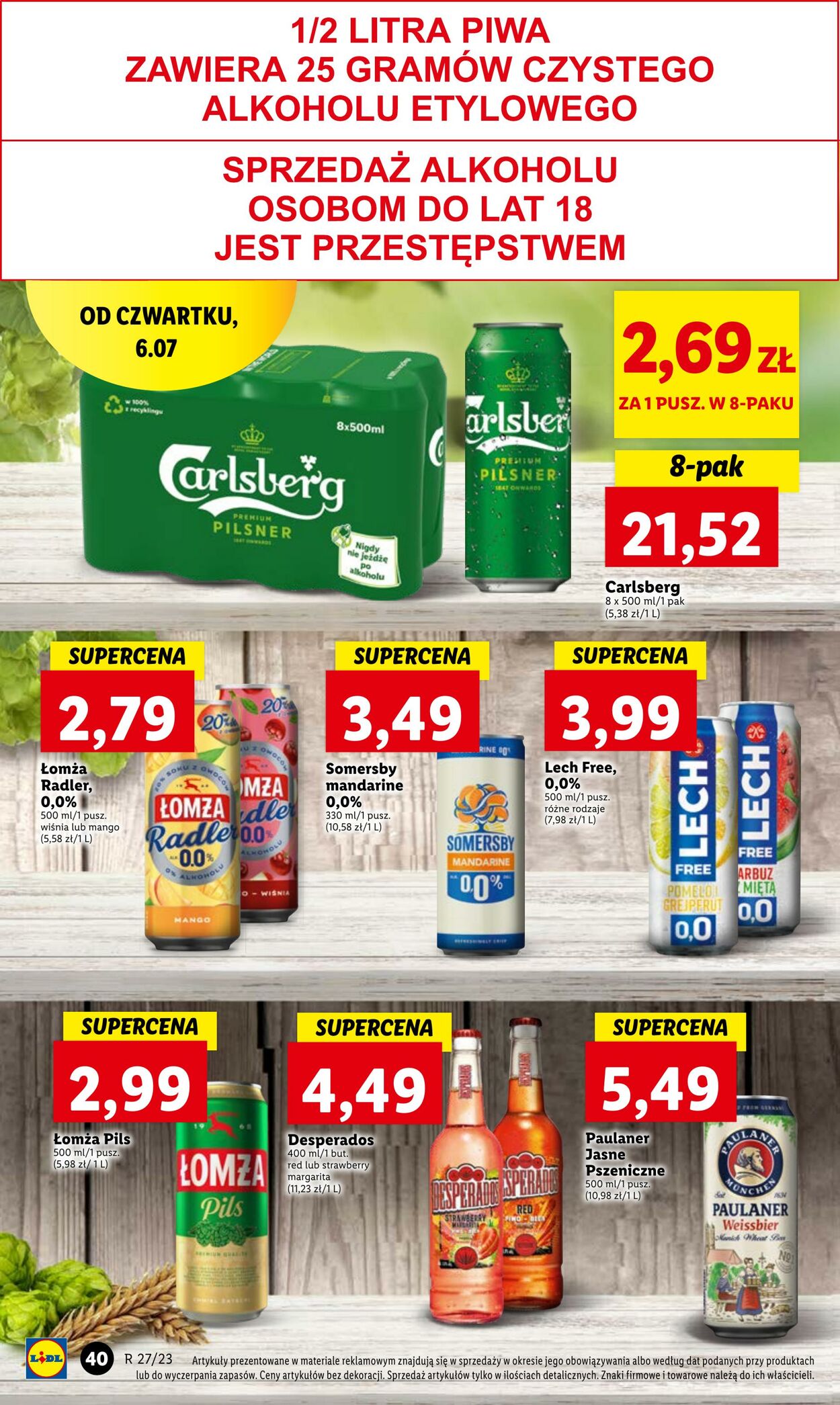 Gazetka Lidl 06.07.2023 - 08.07.2023