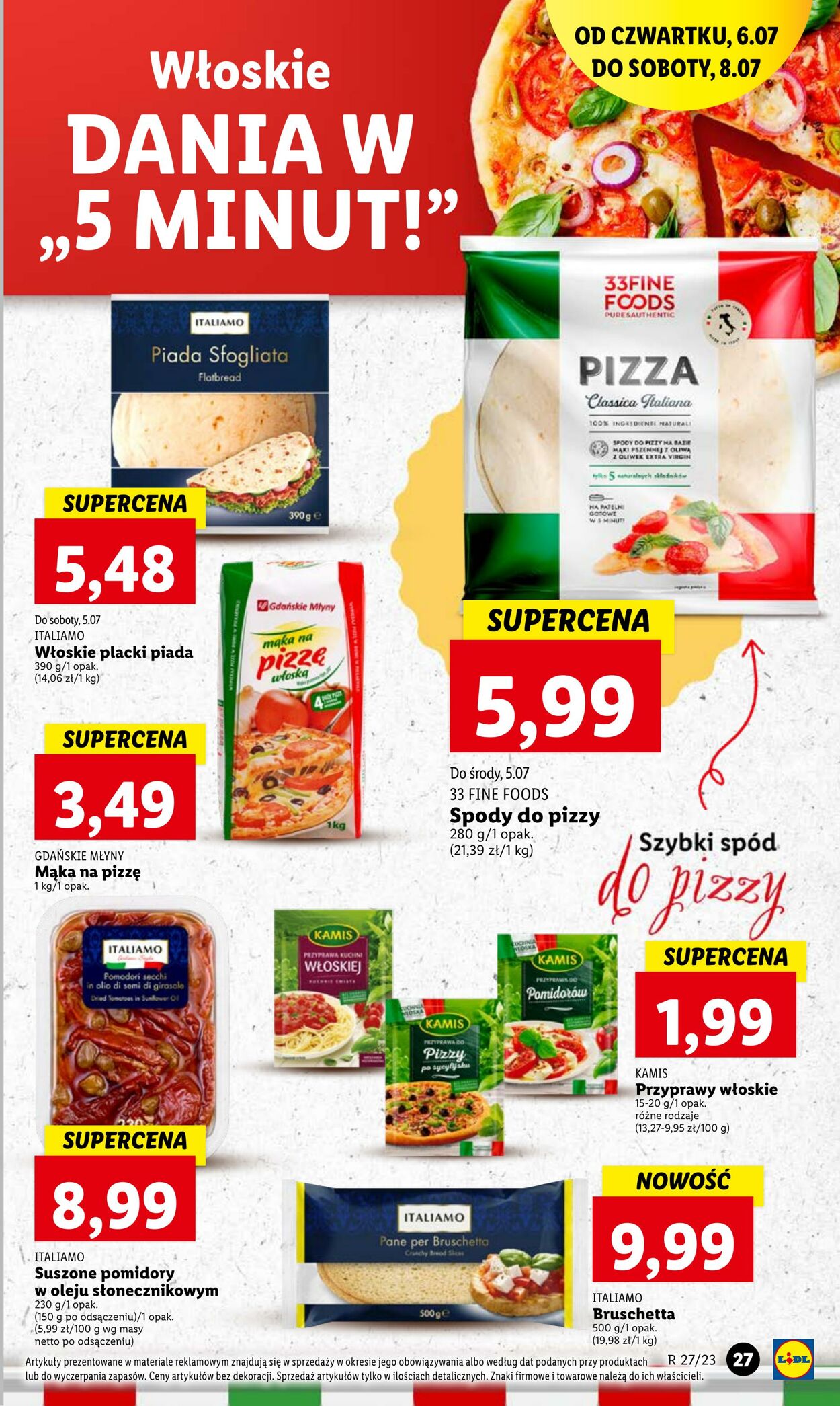 Gazetka Lidl 06.07.2023 - 08.07.2023