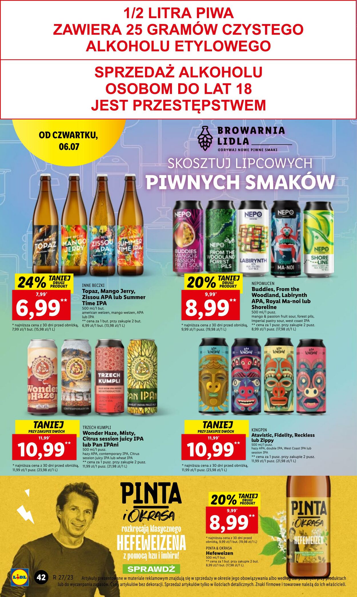 Gazetka Lidl 06.07.2023 - 08.07.2023