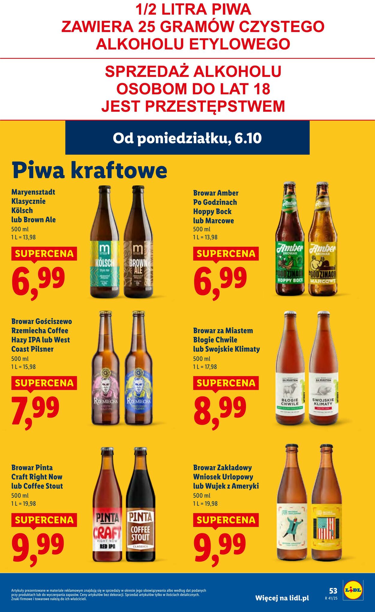 Gazetka Lidl 06.10.2025 - 08.10.2025