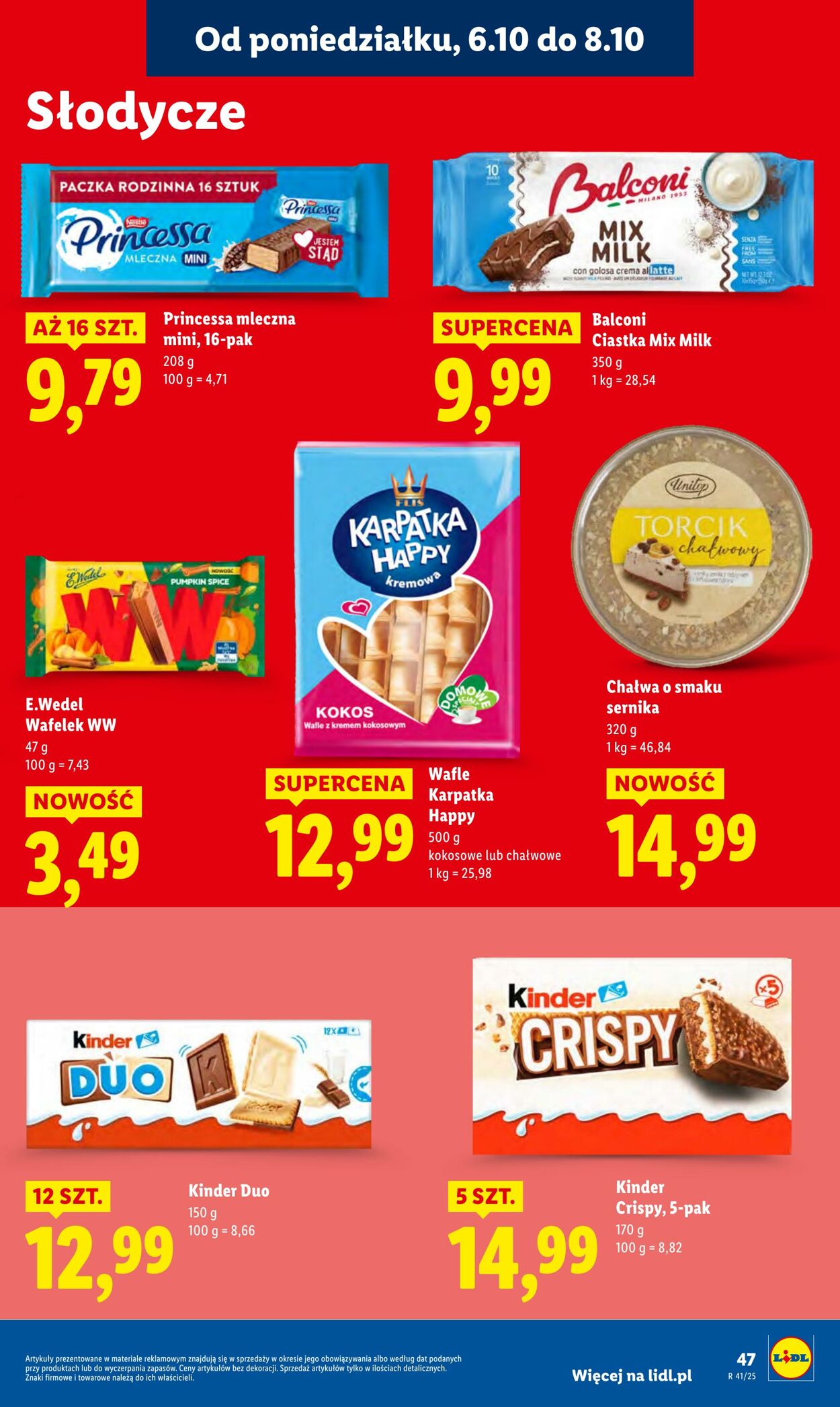 Gazetka Lidl 06.10.2025 - 08.10.2025