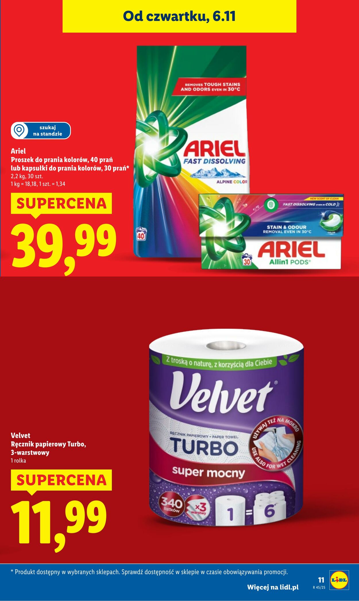 Gazetka Lidl 06.11.2025 - 08.11.2025