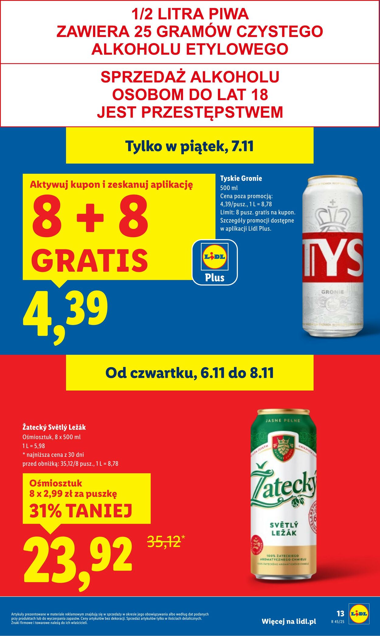 Gazetka Lidl 06.11.2025 - 08.11.2025