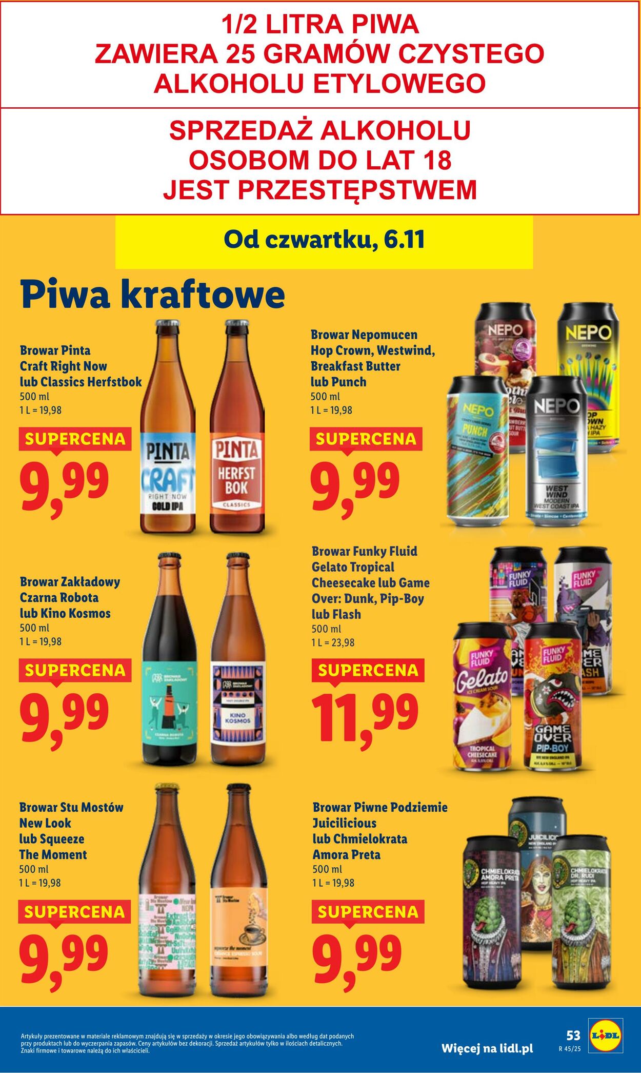 Gazetka Lidl 06.11.2025 - 08.11.2025