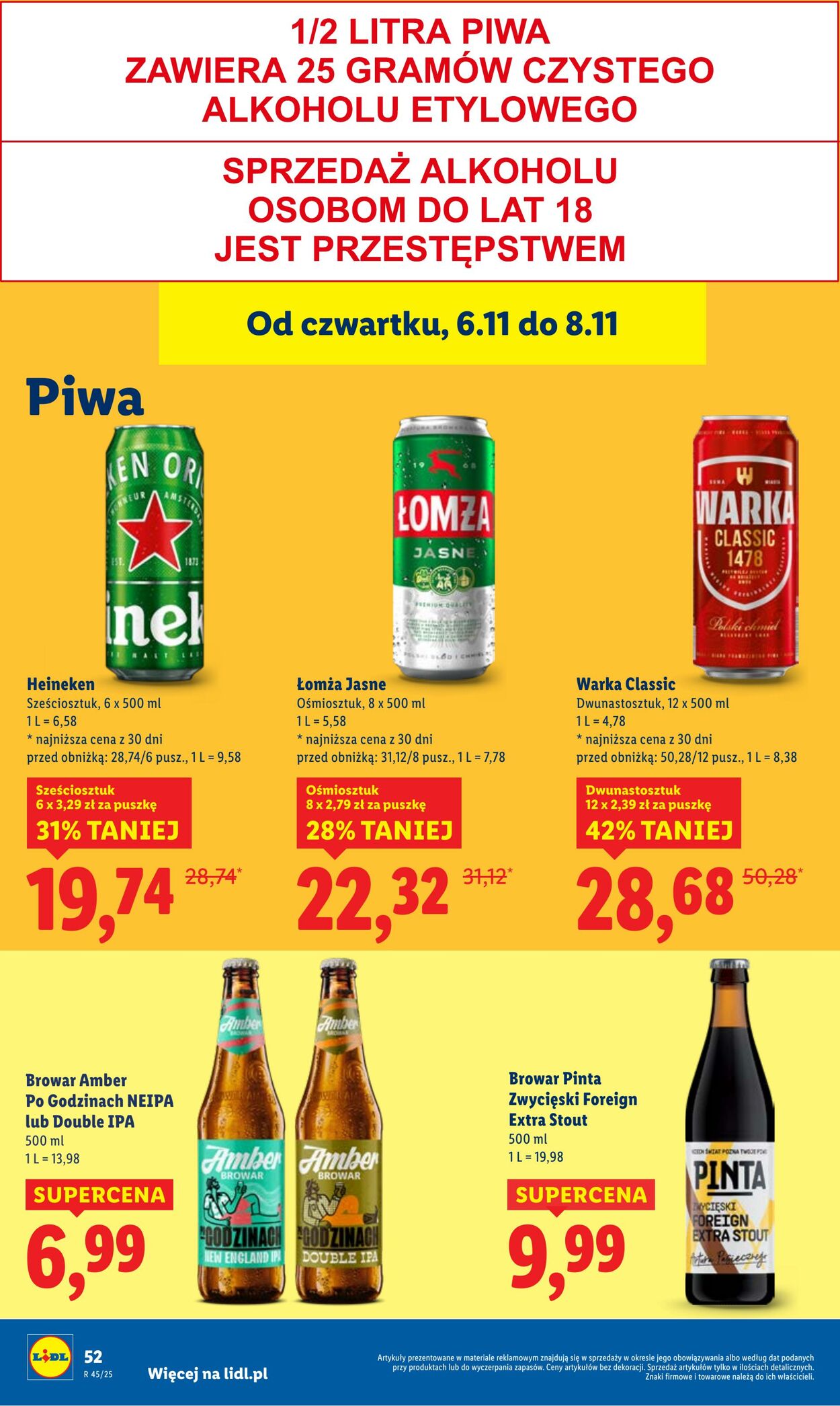 Gazetka Lidl 06.11.2025 - 08.11.2025