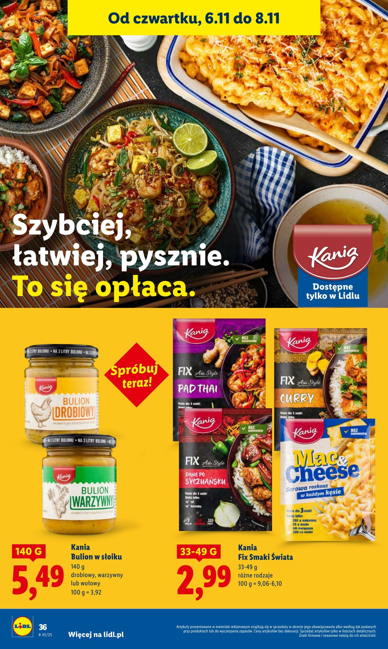 Gazetka Lidl 06.11.2025 - 08.11.2025