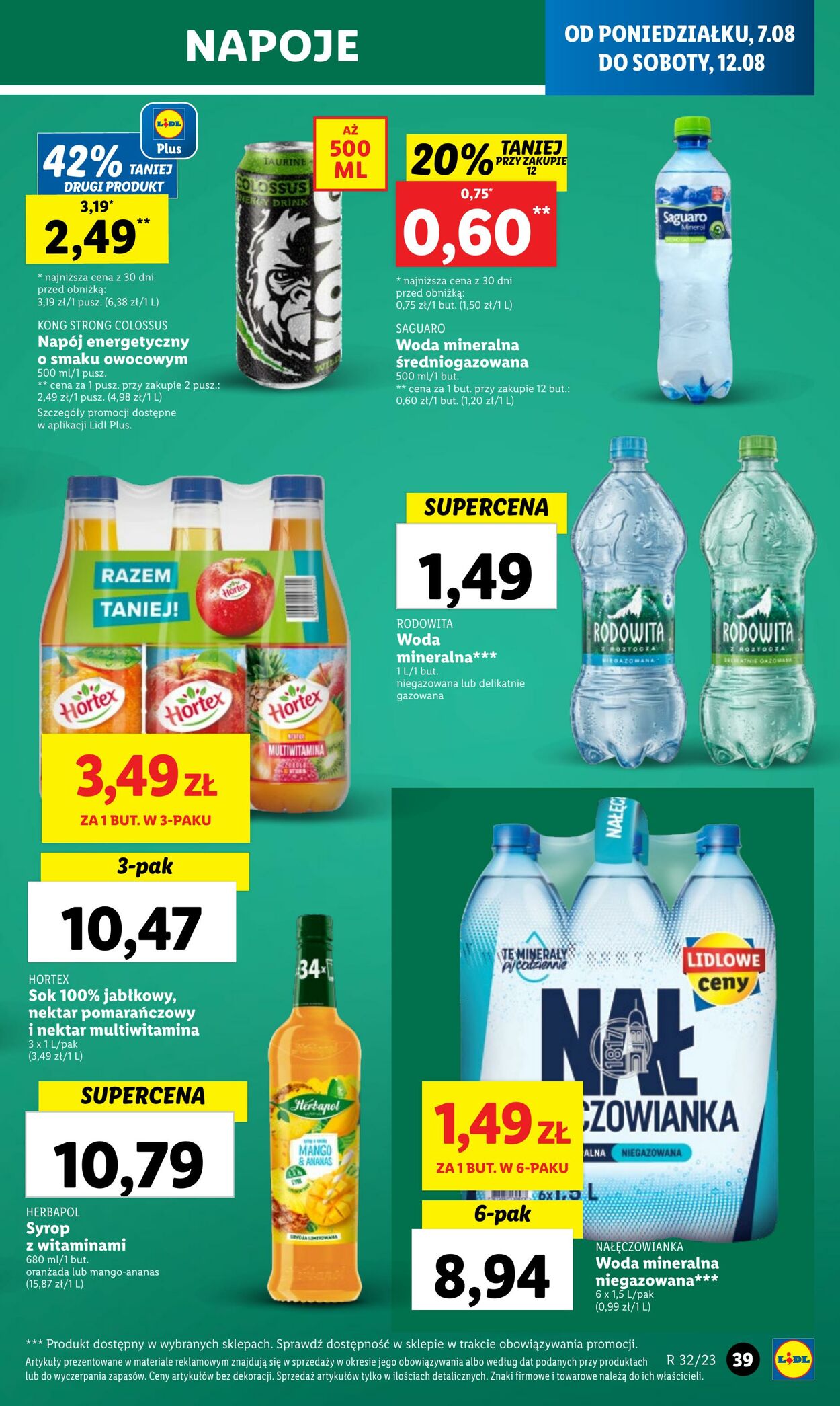 Gazetka Lidl 07.08.2023 - 12.08.2023