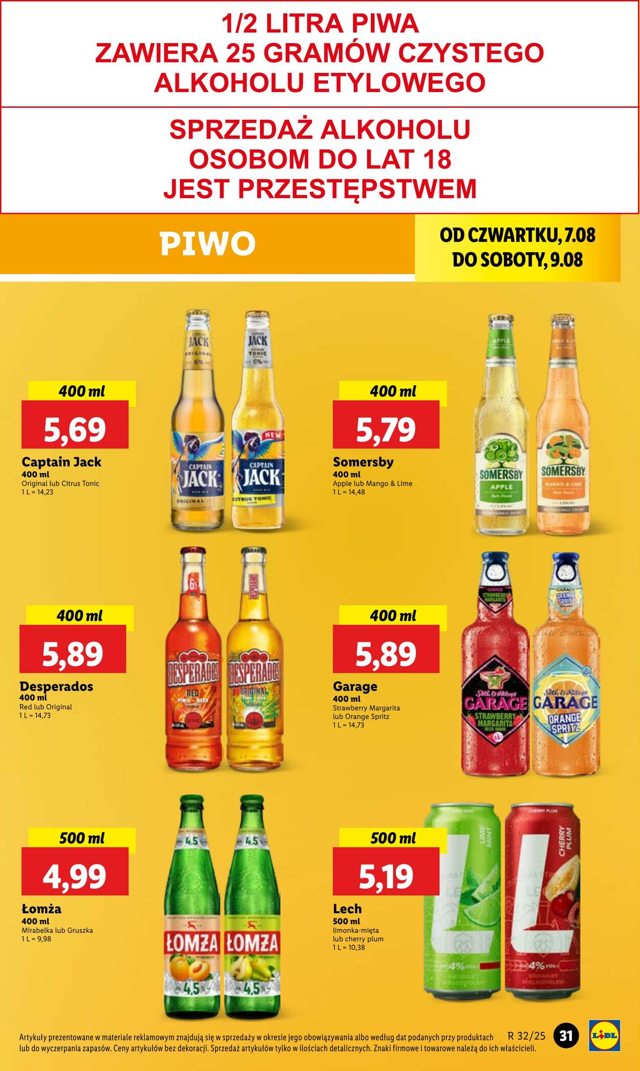 Gazetka Lidl 07.08.2025 - 09.08.2025
