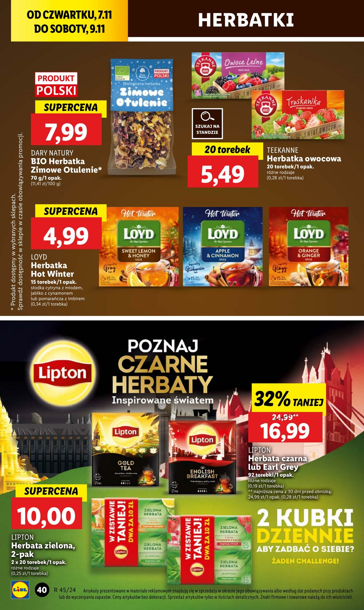 Gazetka Lidl 07.11.2024 - 09.11.2024