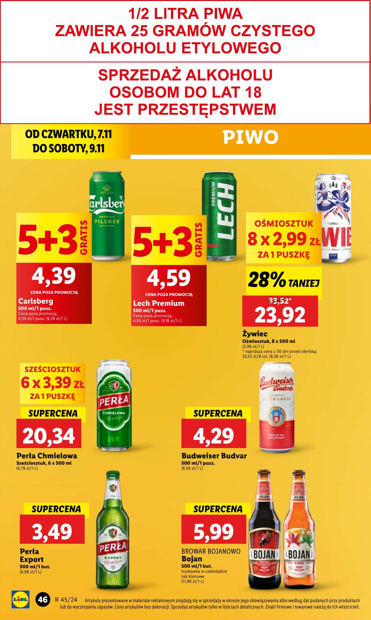 Gazetka Lidl 07.11.2024 - 09.11.2024