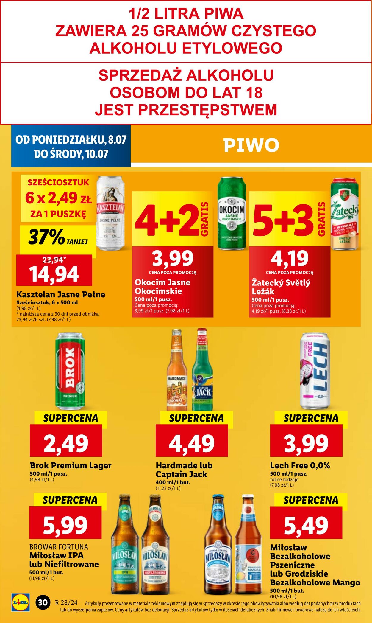 Gazetka Lidl 08.07.2024 - 10.07.2024