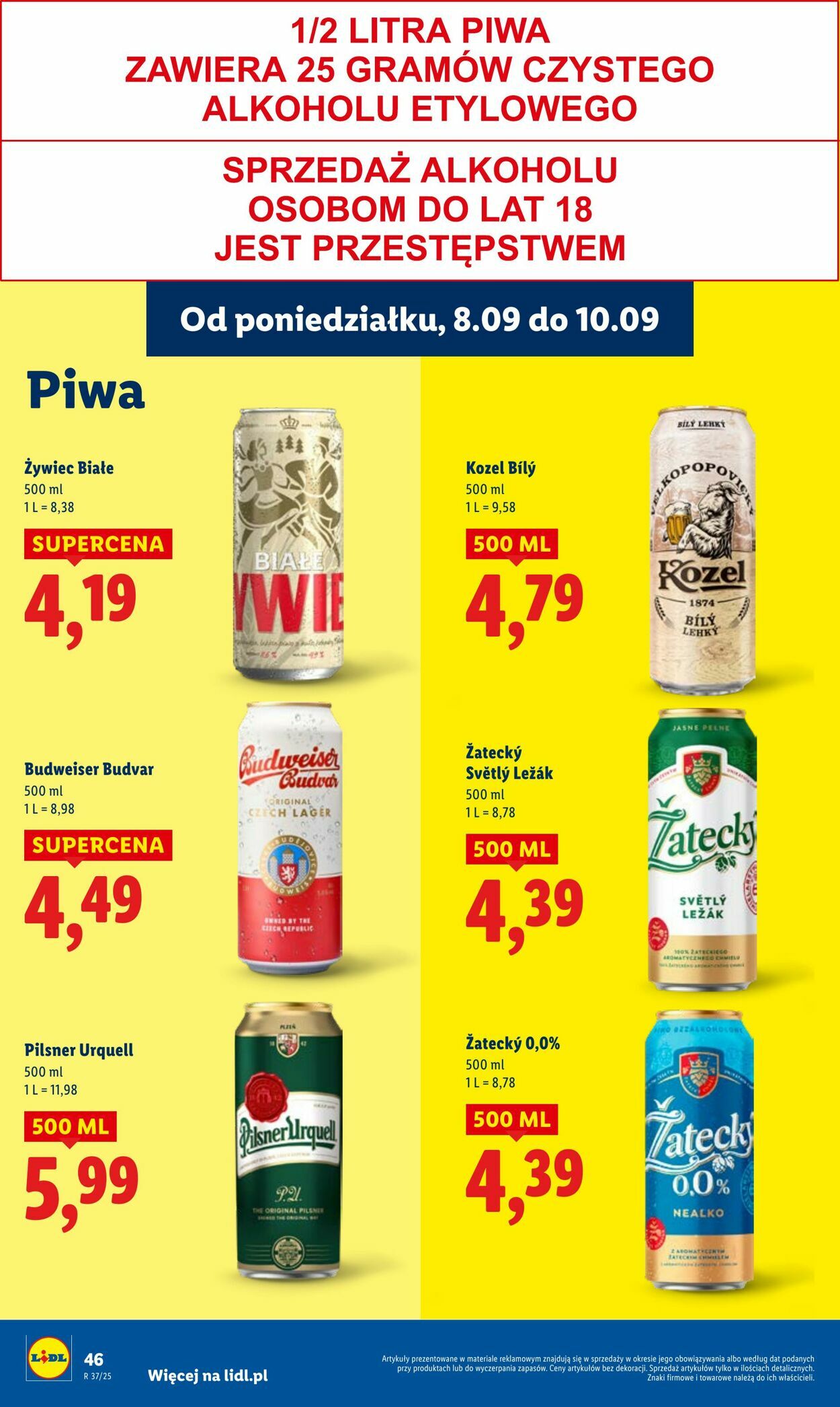 Gazetka Lidl 08.09.2025 - 10.09.2025