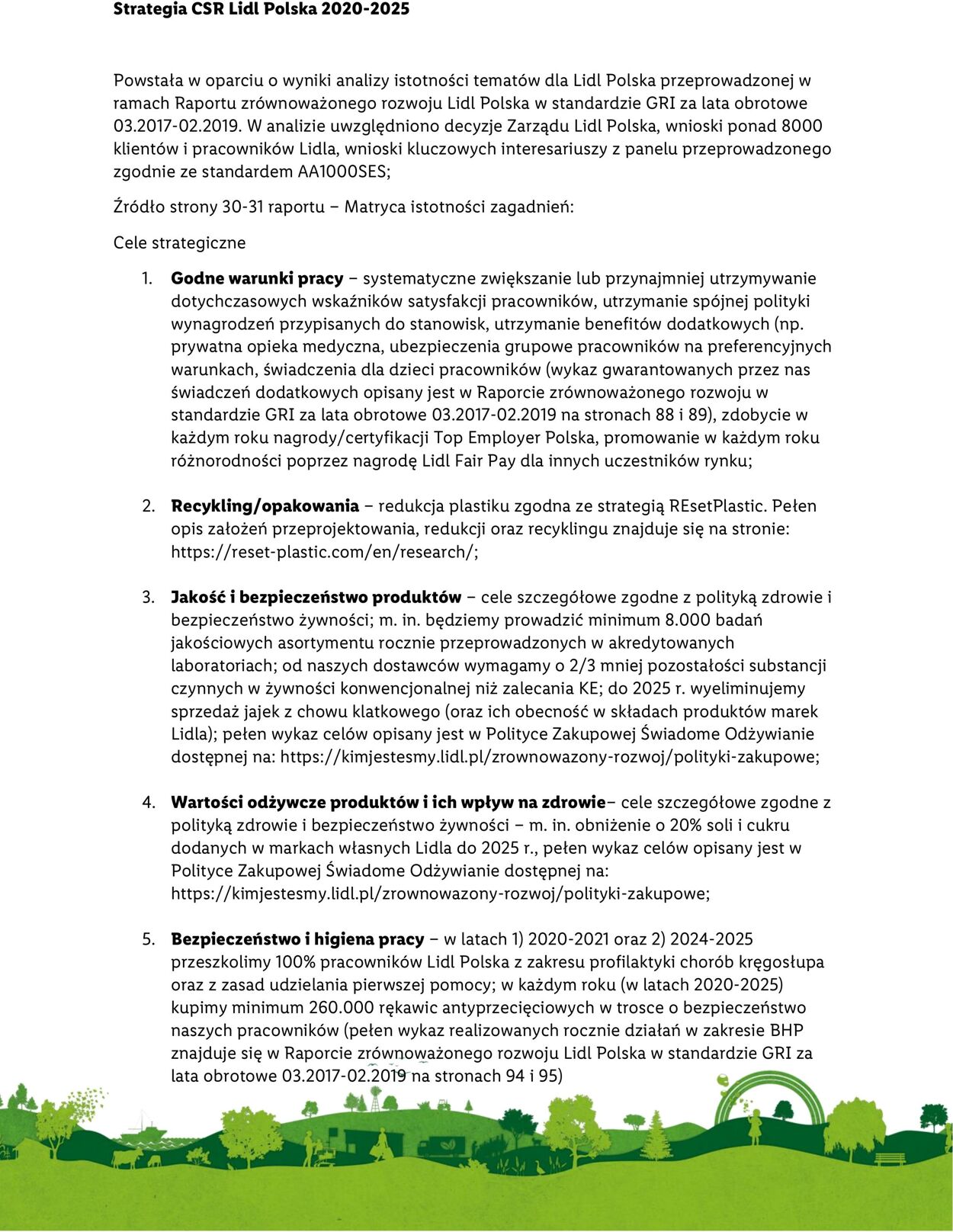 Gazetka Lidl - Strategia CSR Lidl Polska 18 lut, 2020 - 18 lut, 2030