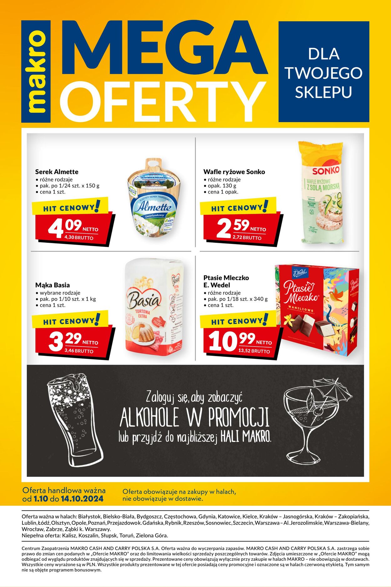 Gazetka Makro 01.10.2024 - 14.10.2024