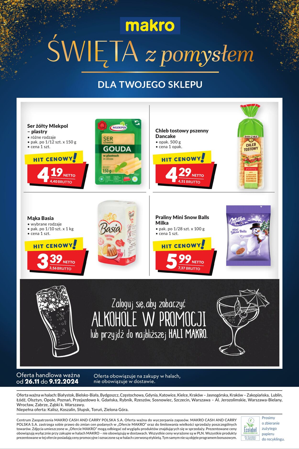 Gazetka Makro 26.11.2024 - 09.12.2024