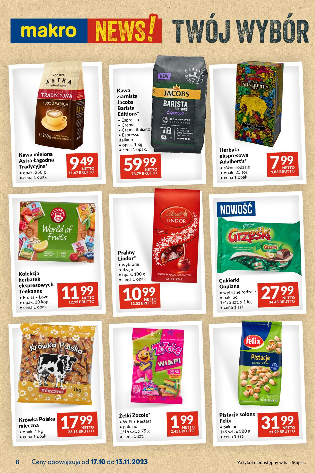 Gazetka Makro 17.10.2023 - 13.11.2023