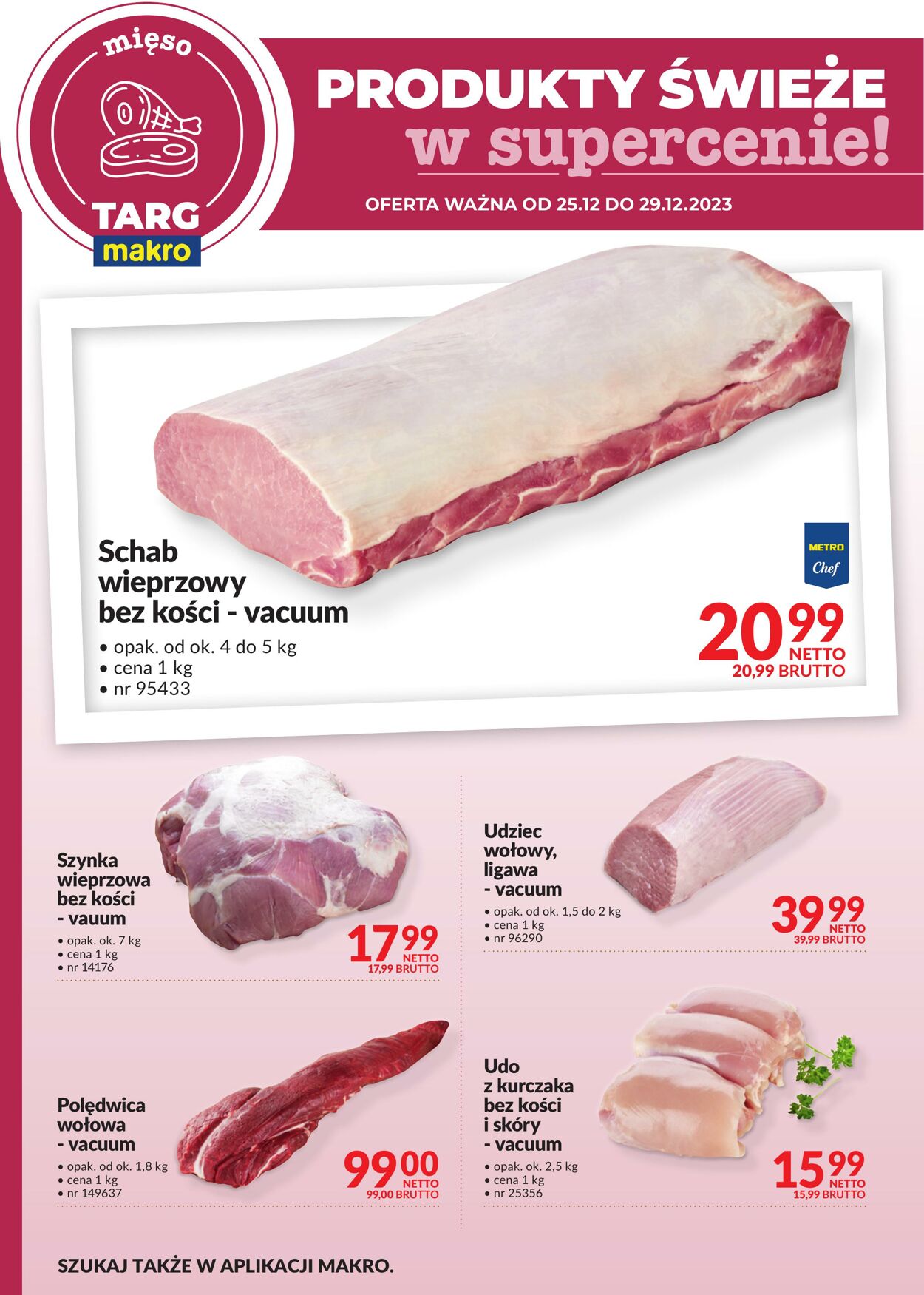 Gazetka Makro 25.12.2023 - 29.12.2023