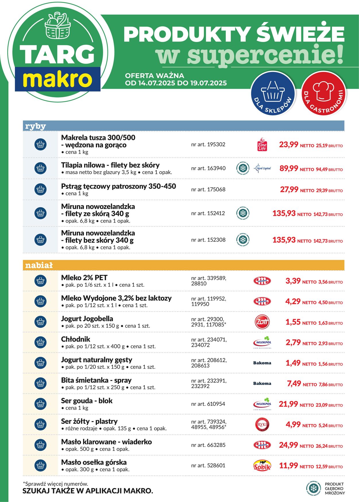 Gazetka Makro 14.07.2025 - 19.07.2025