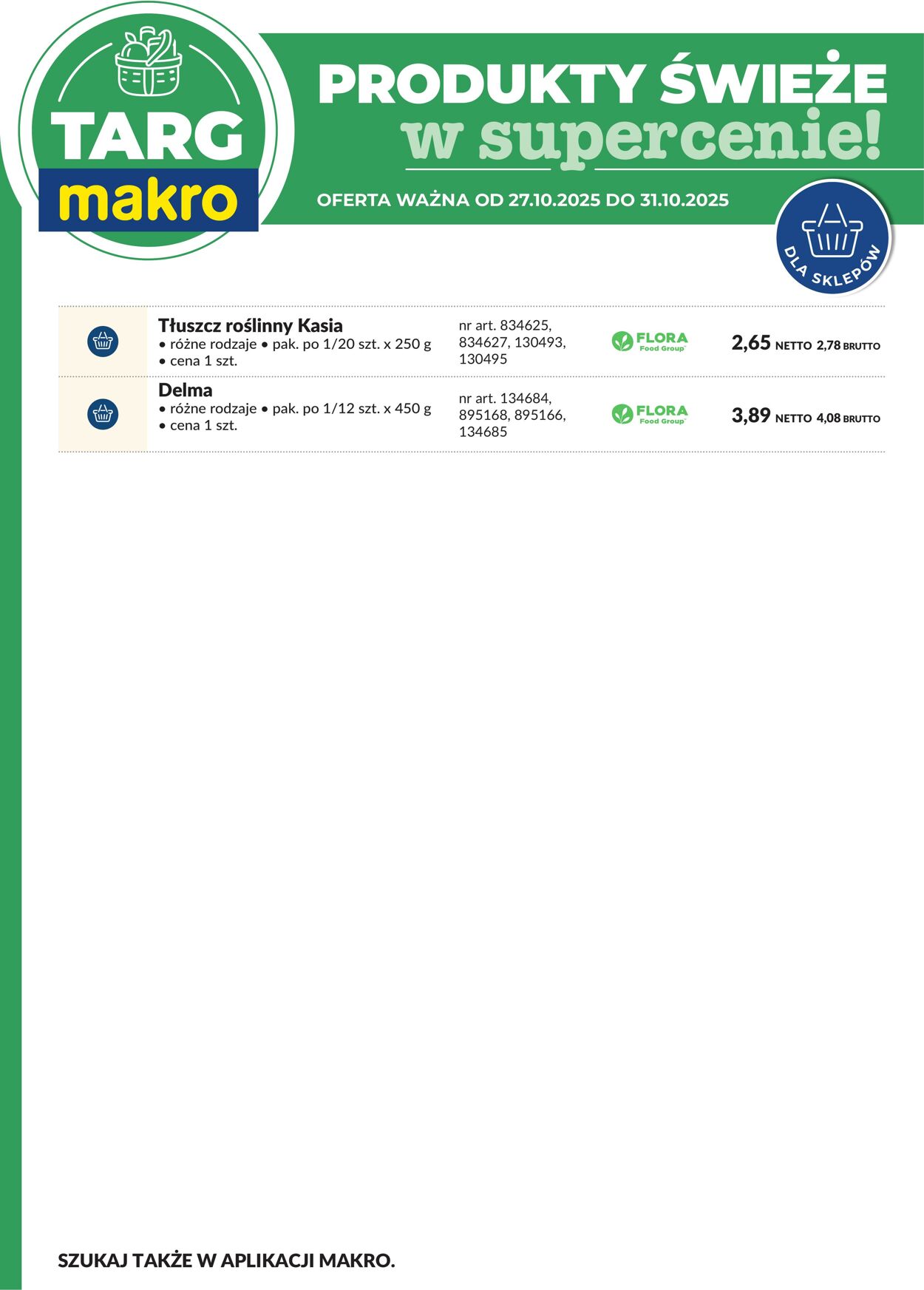 Gazetka Makro 27.10.2025 - 31.10.2025