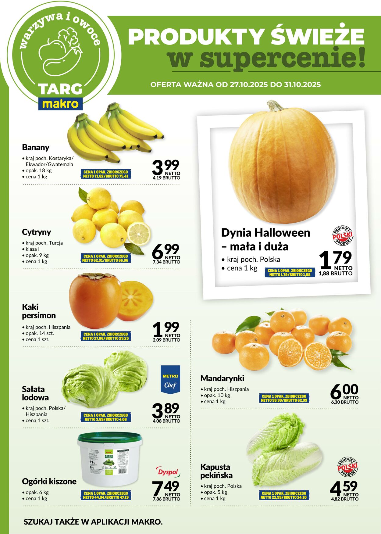 Gazetka Makro 27.10.2025 - 31.10.2025