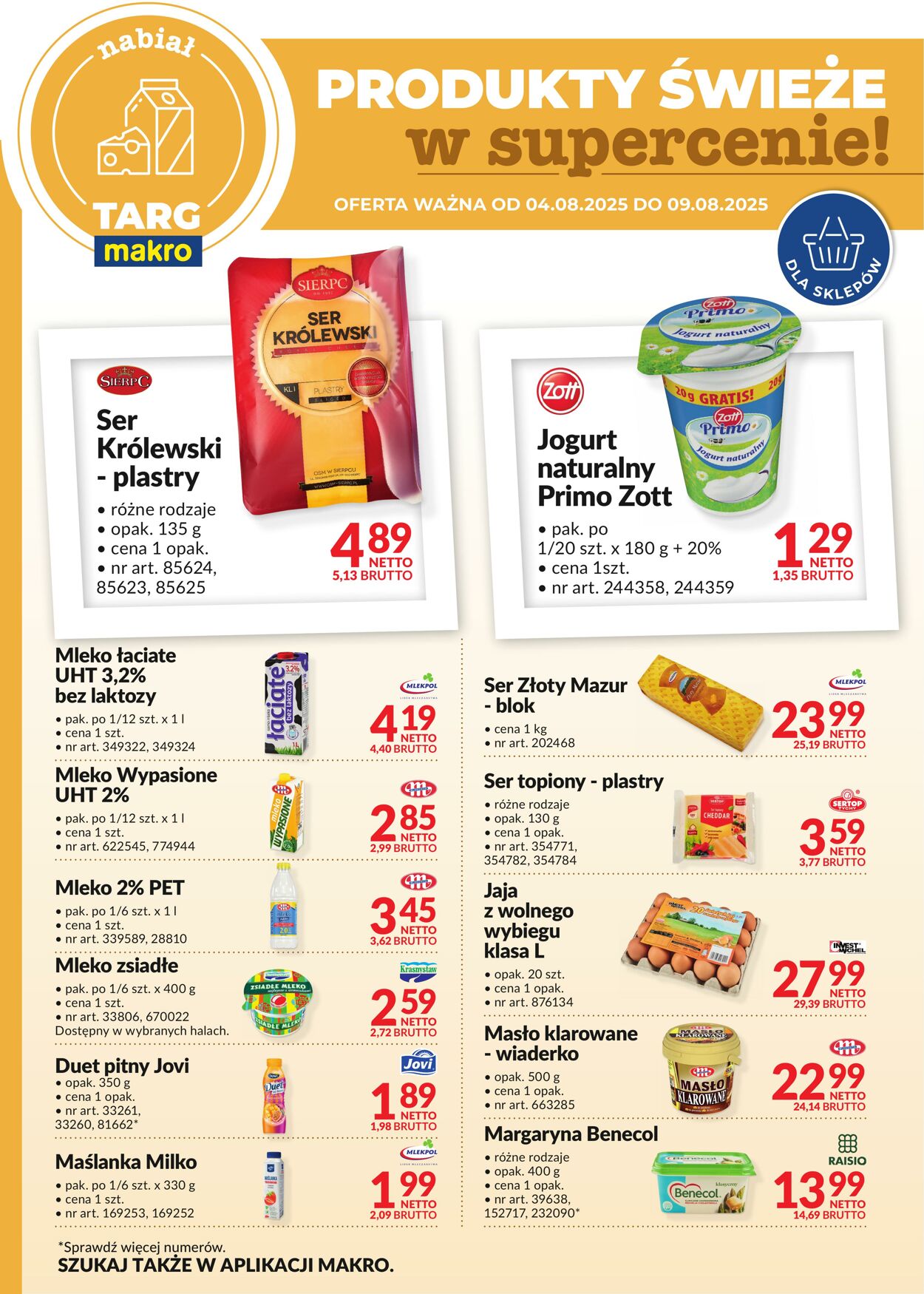 Gazetka Makro 04.08.2025 - 09.08.2025