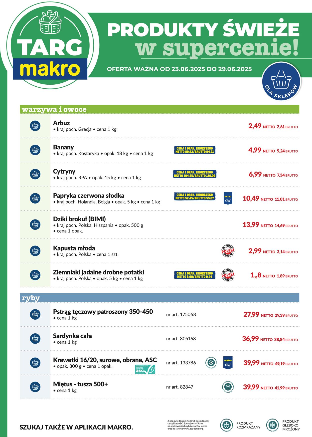Gazetka Makro 23.06.2025 - 29.06.2025