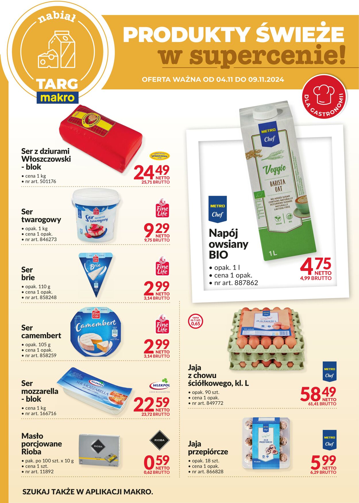 Gazetka Makro 04.11.2024 - 09.11.2024