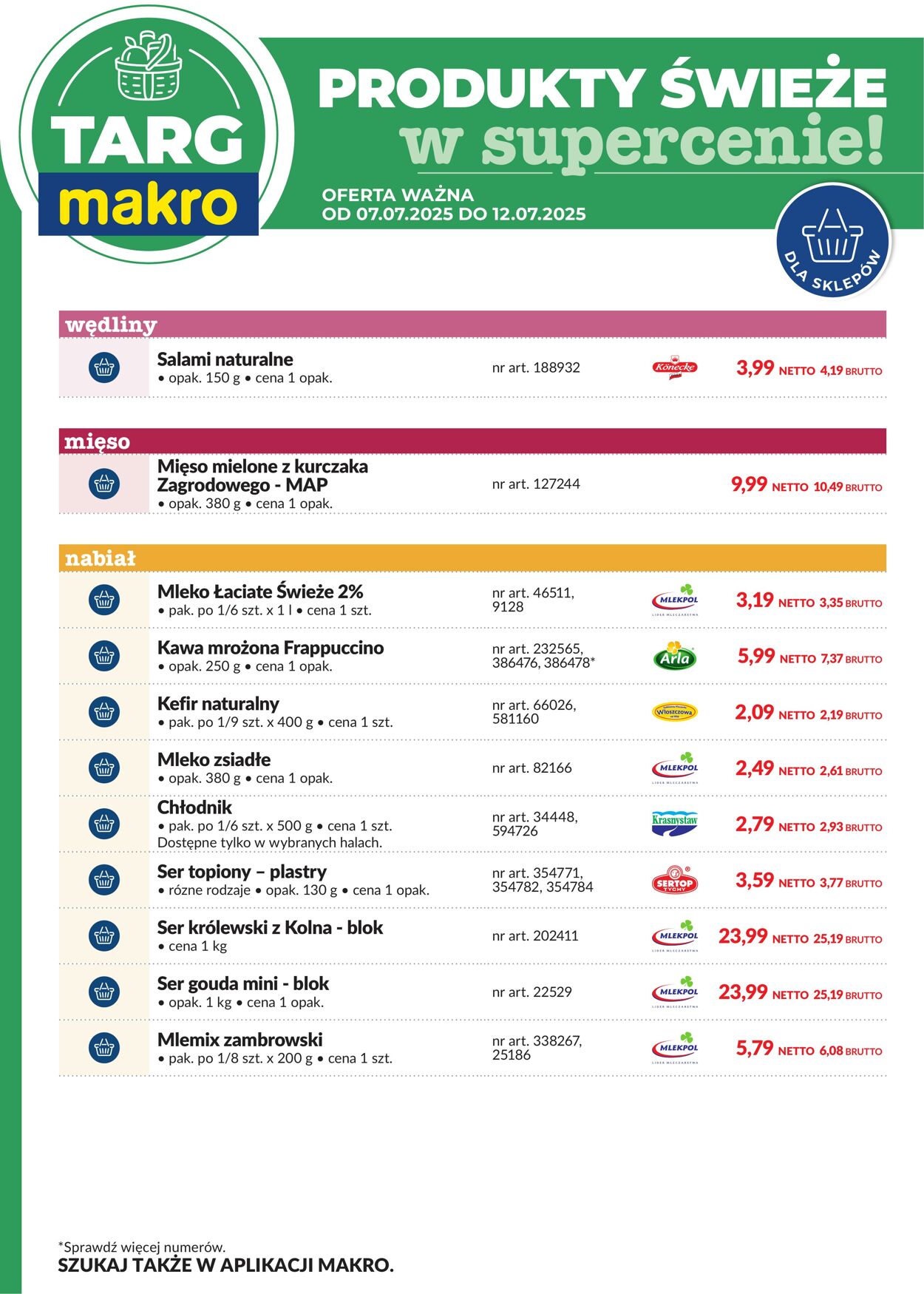 Gazetka Makro 07.07.2025 - 12.07.2025