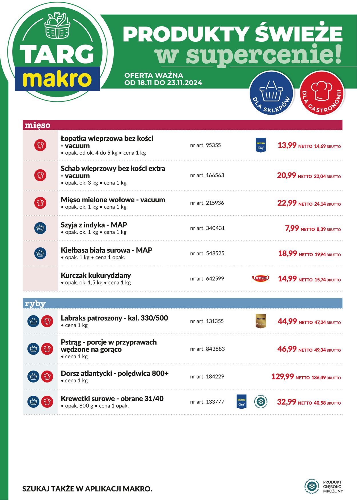 Gazetka Makro 18.11.2024 - 23.11.2024